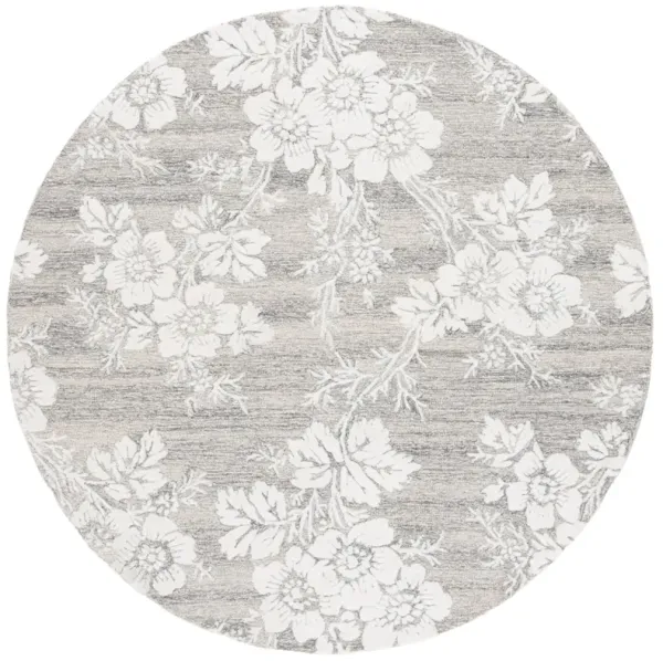 GLAMOUR Hand Tufted 6' x 6' Round area rug