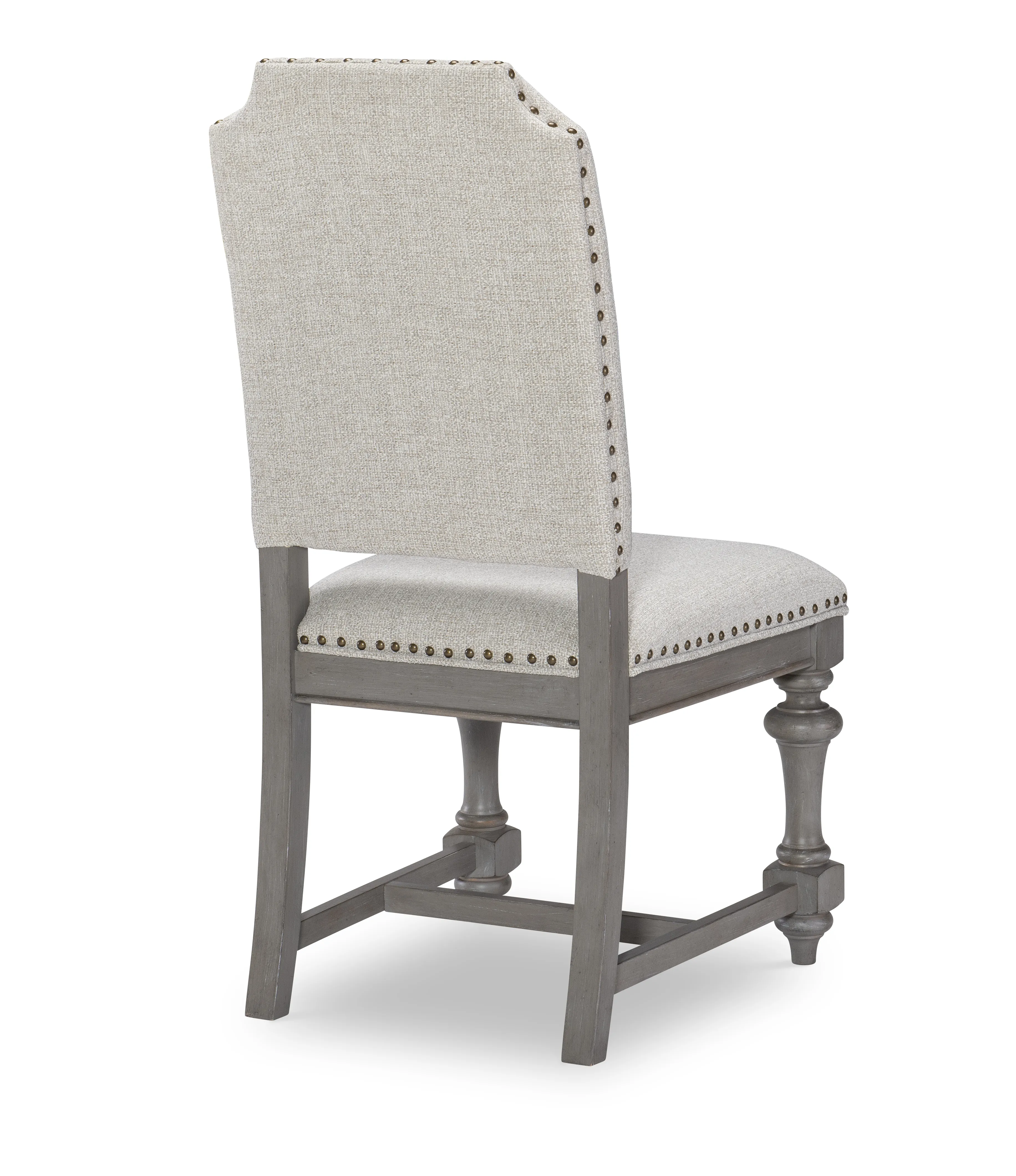 Kingston (Sandalwood Brown + Tweed Gray) Side Chairs - Set of 2