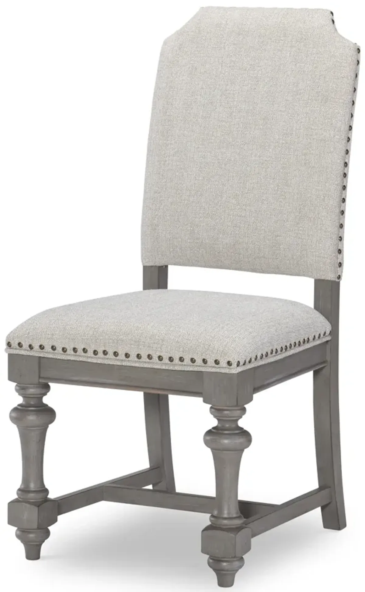 Kingston (Sandalwood Brown + Tweed Gray) Side Chairs - Set of 2