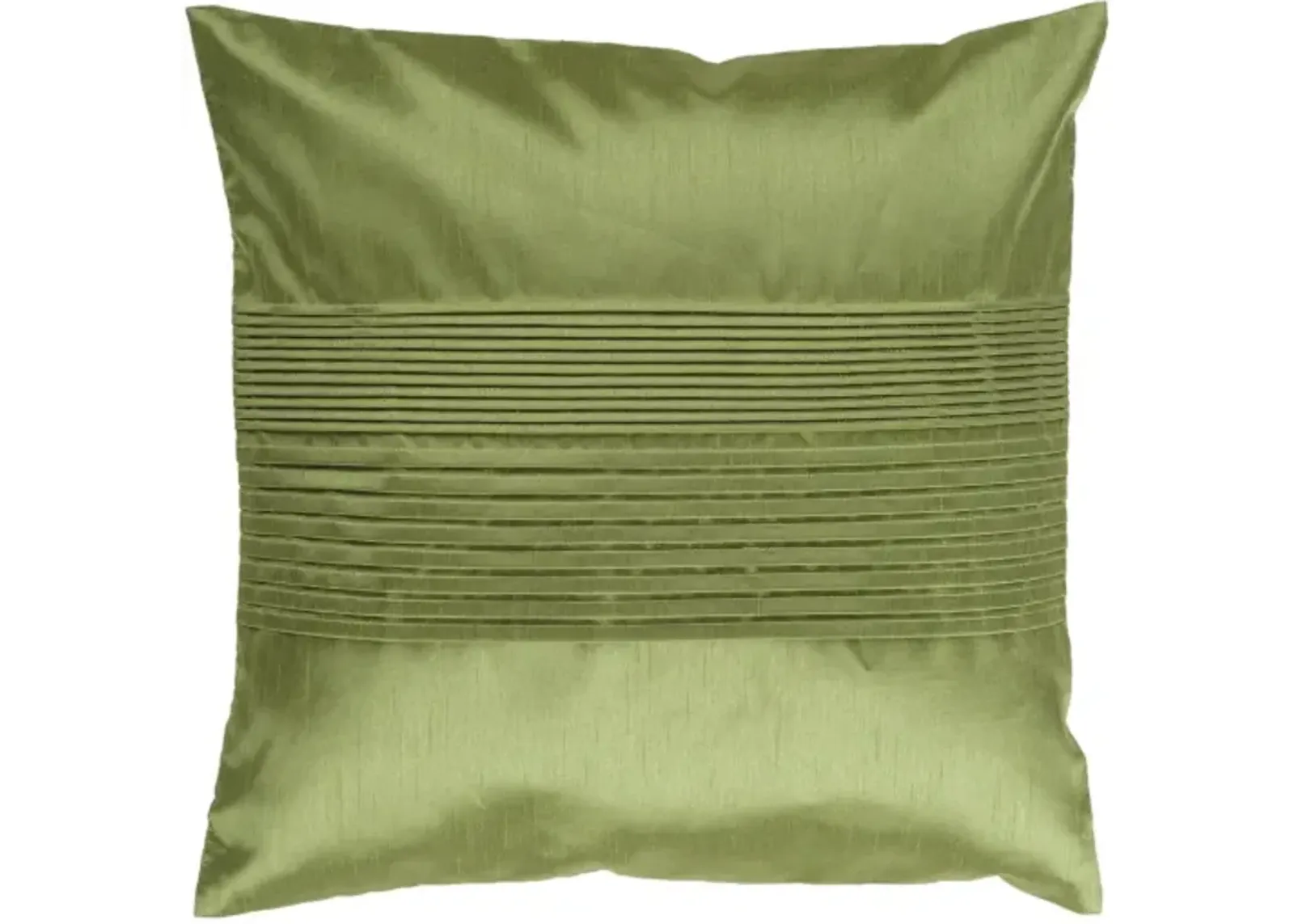 Solid Pleated 22"H x 22"W Pillow Cover