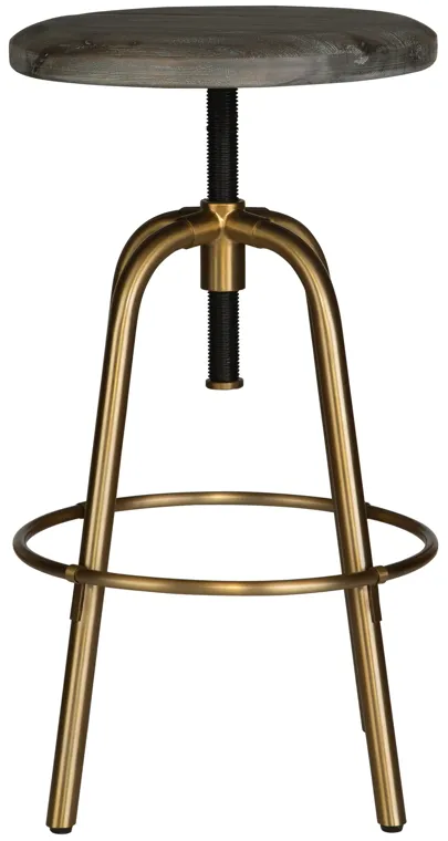 Revolve Brass Counter Stool