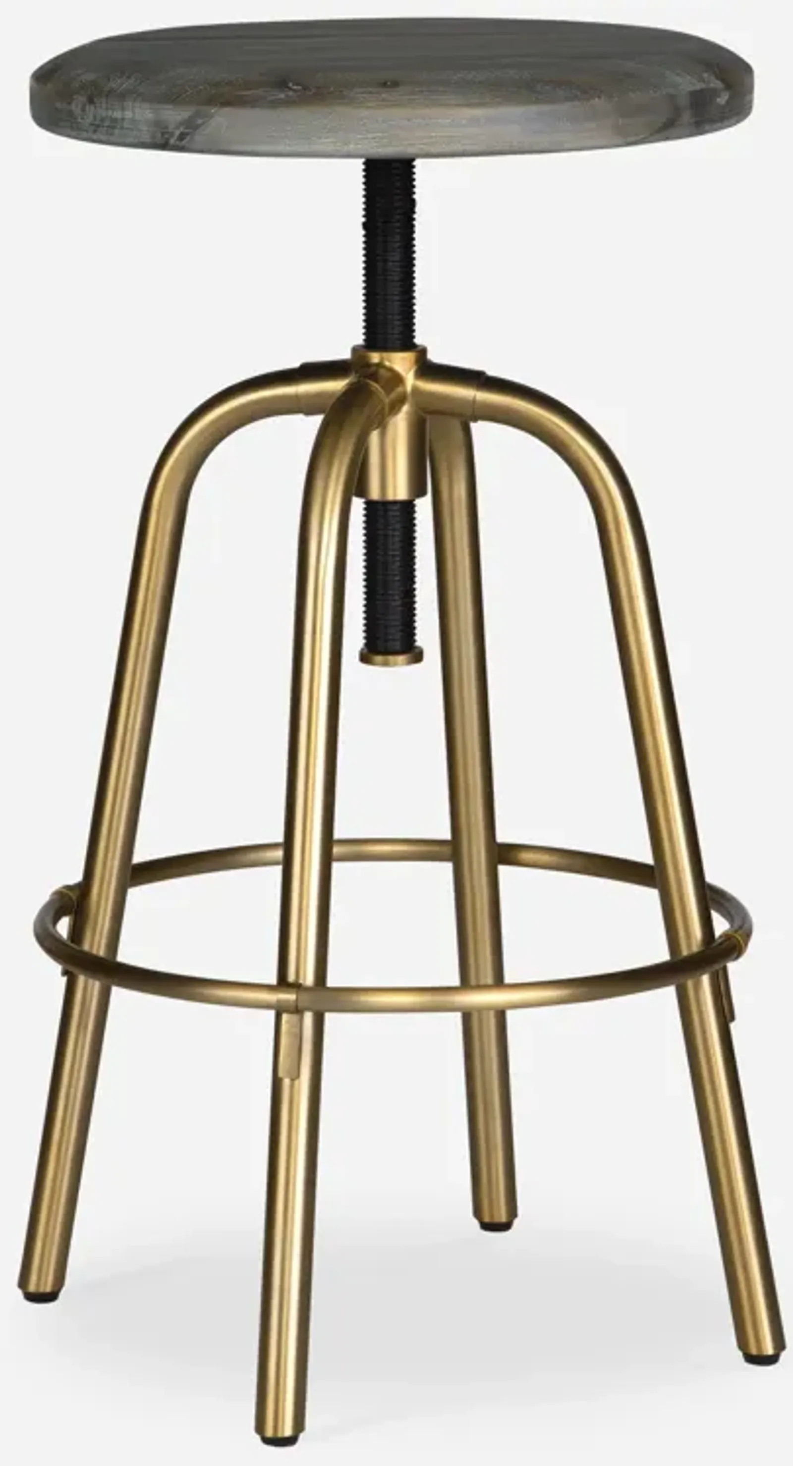 Revolve Brass Counter Stool