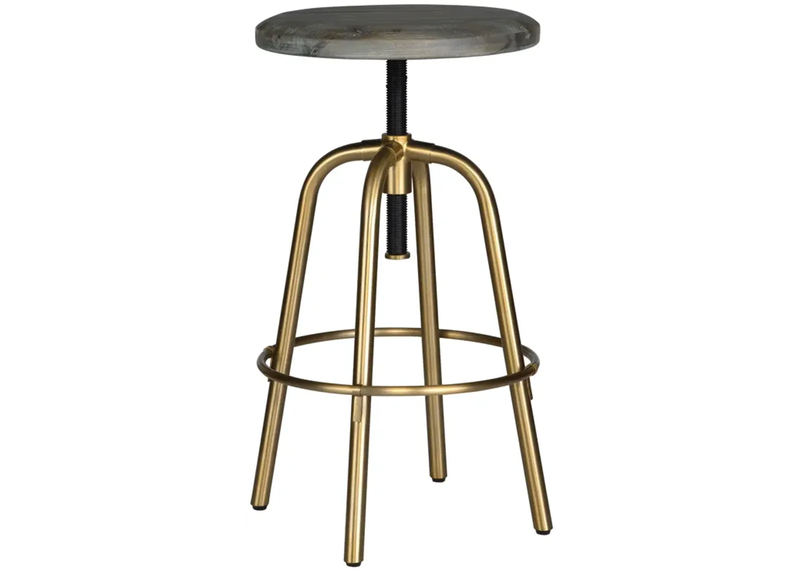 Revolve Brass Counter Stool