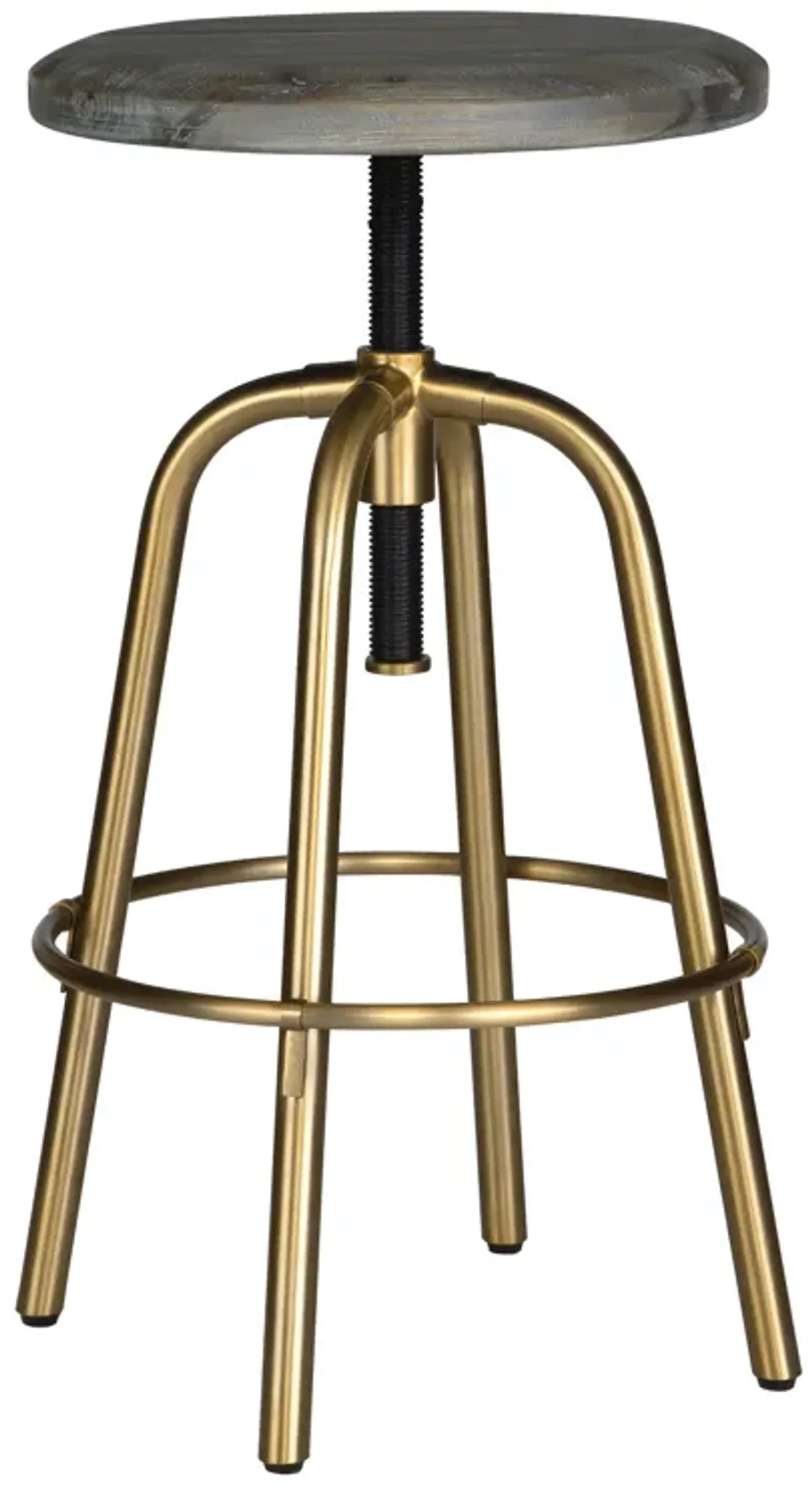 Revolve Brass Counter Stool