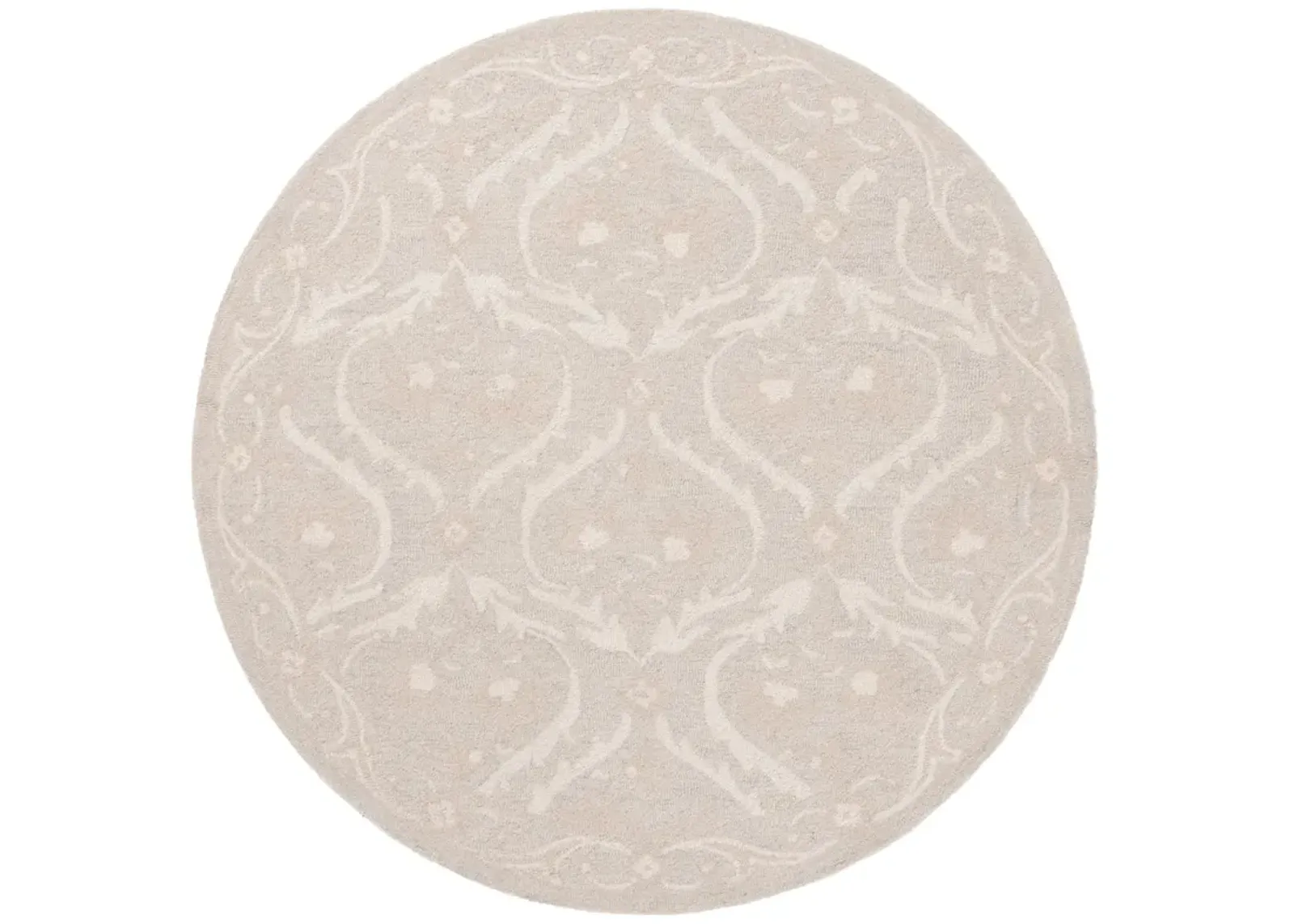 BLOSSOM 116 SILVER  6' x 6' Round Round Rug