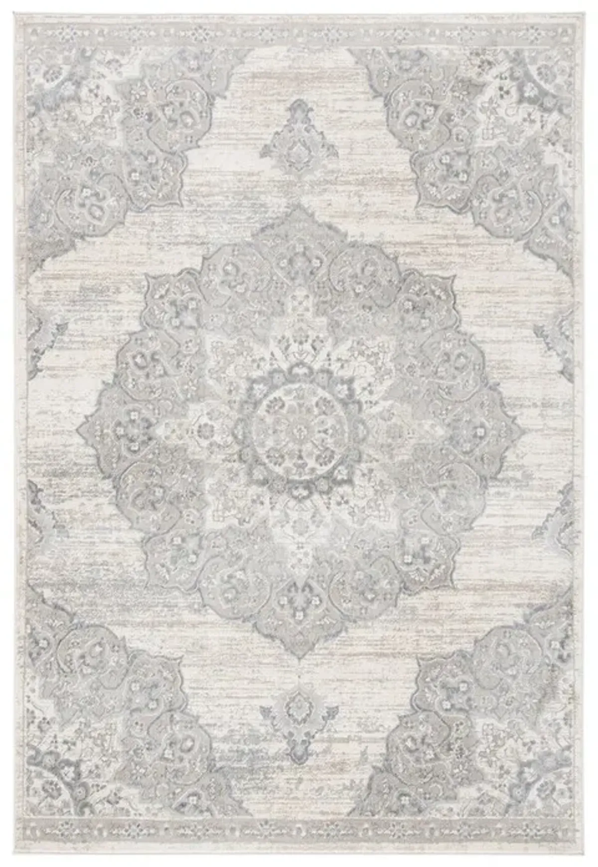 Brentwood 802 Ivory / Beige 10' X 13' Large Rectangle Powerloomed Rug