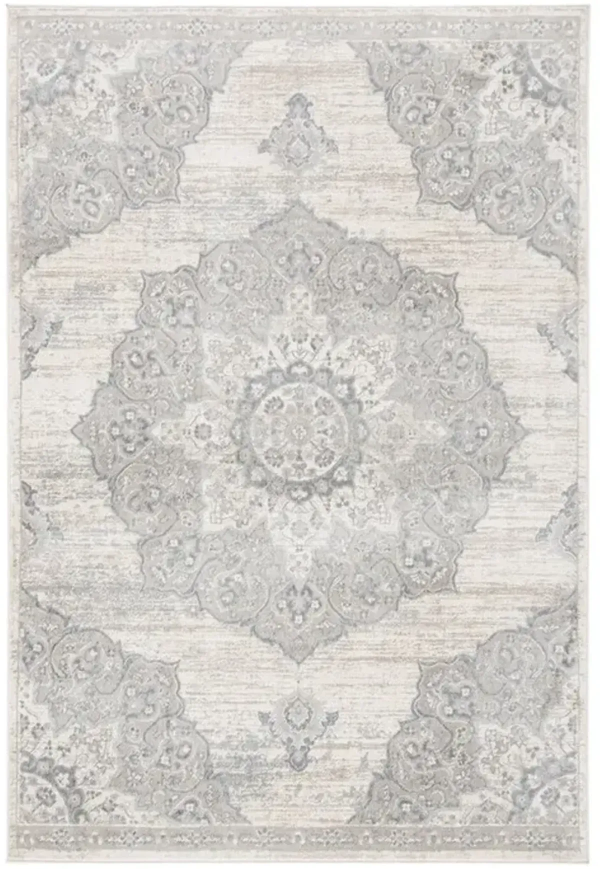 Brentwood 802 Ivory / Beige 10' X 13' Large Rectangle Powerloomed Rug