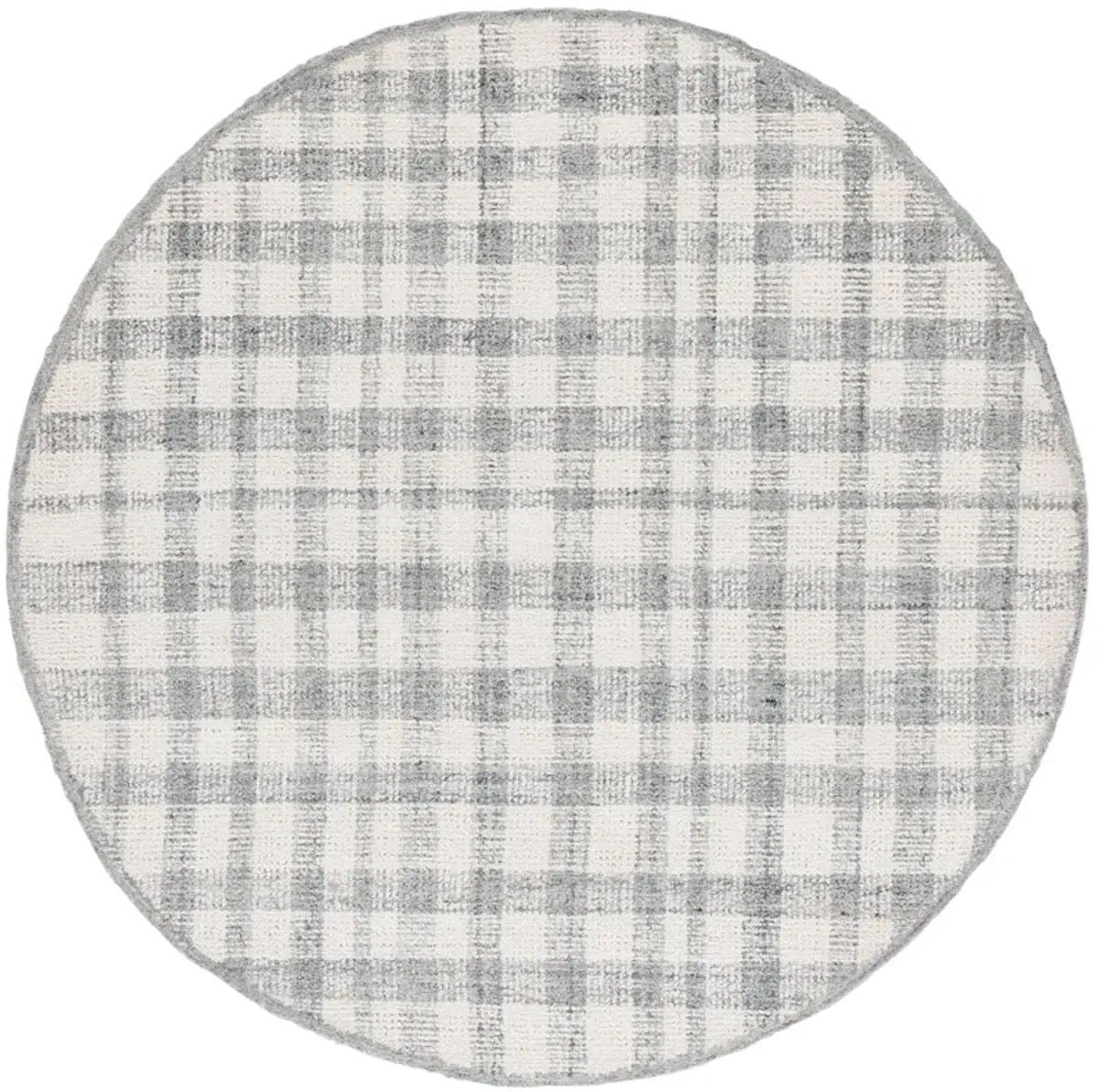 ABSTRACT Hand Tufted 6' x 6' Round area rug