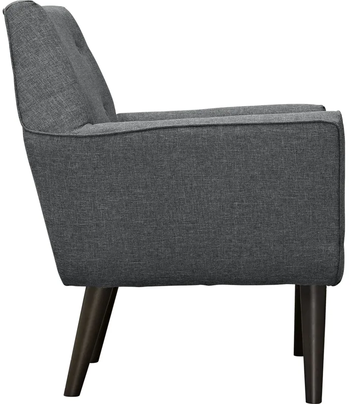 Posit Upholstered Fabric Armchair