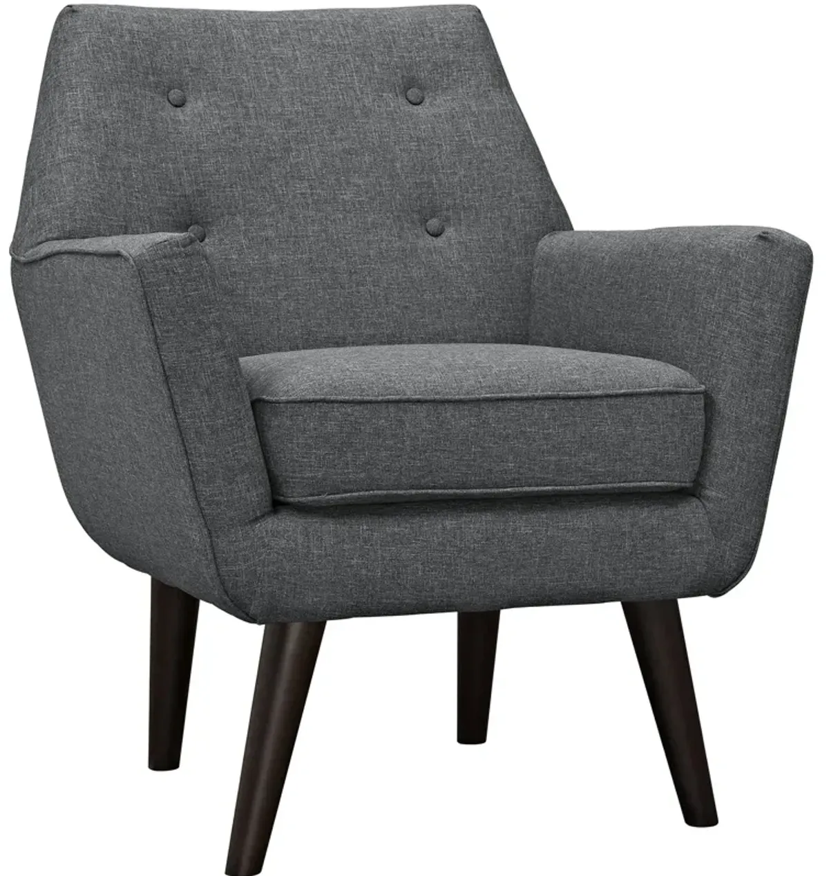 Posit Upholstered Fabric Armchair