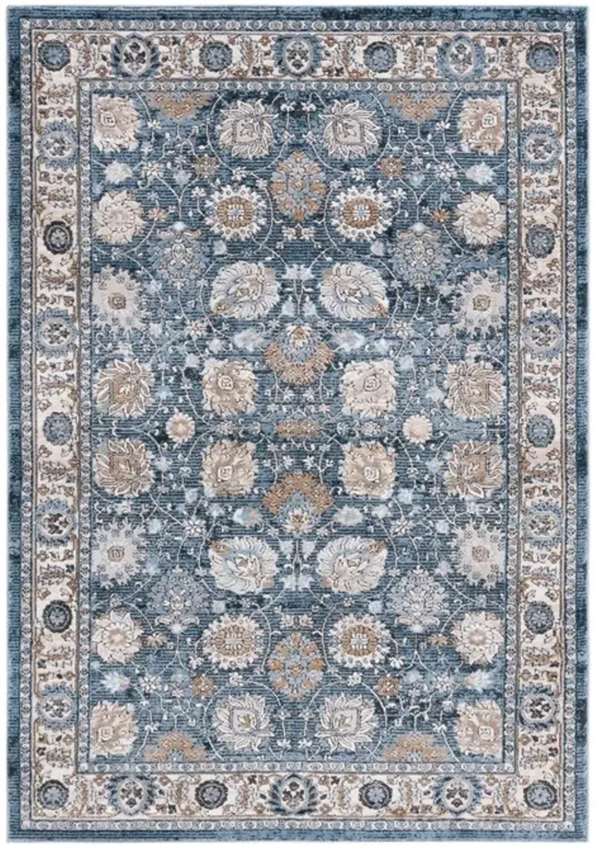 ROSEWOOD 102 Blue 5'-3' X 7'-6' Medium Rectangle Rug