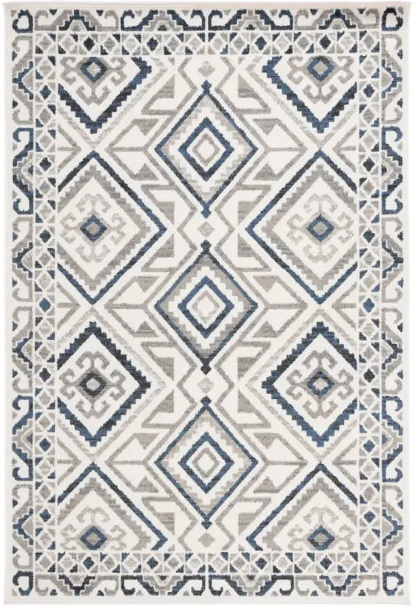 PYRAMID 221 IVORY  5'-3' x 7'-8' Medium Rectangle Rug