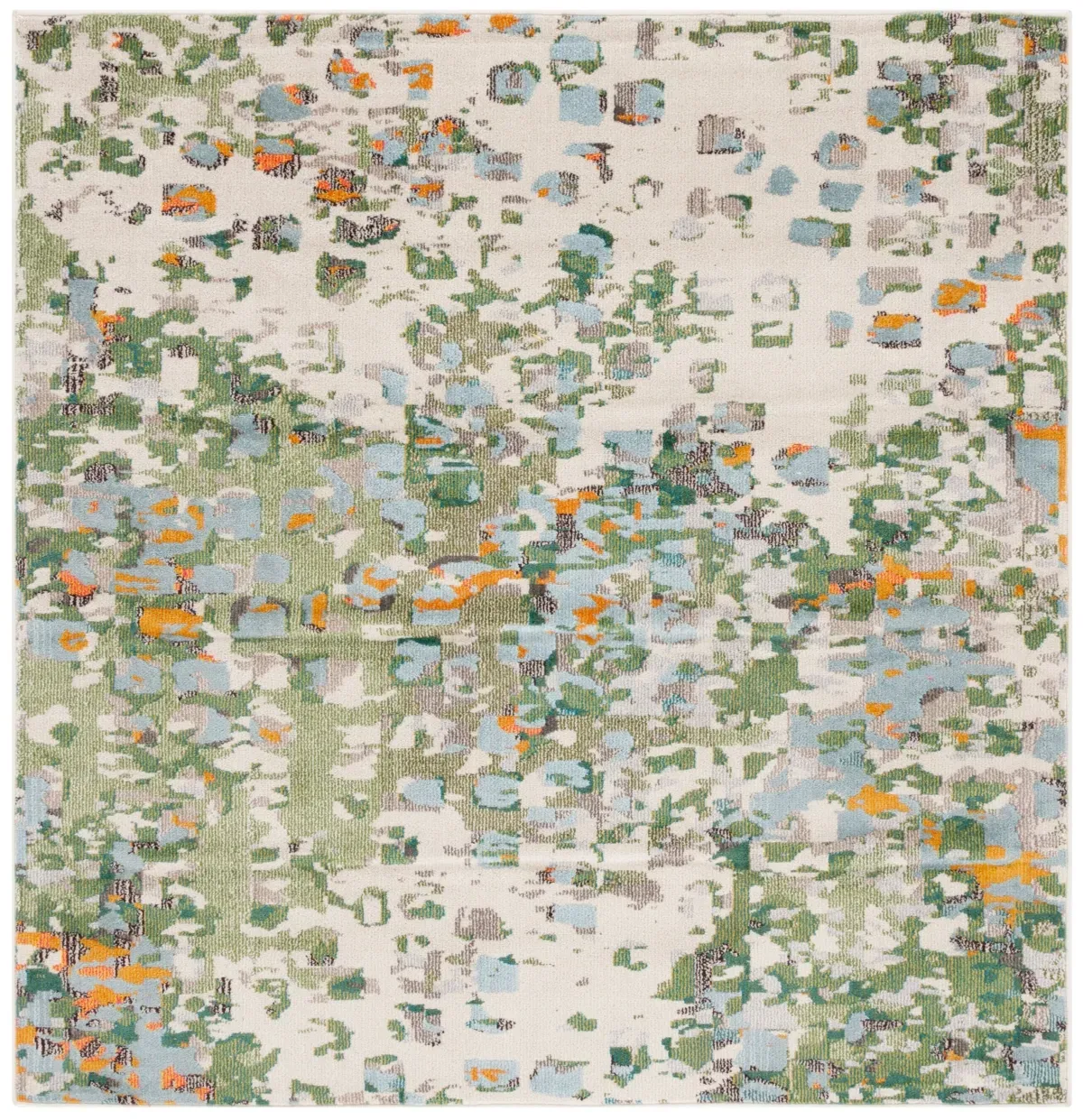 MONACO 225 SAGE  6'-7' x 6'-7' Square Square Rug