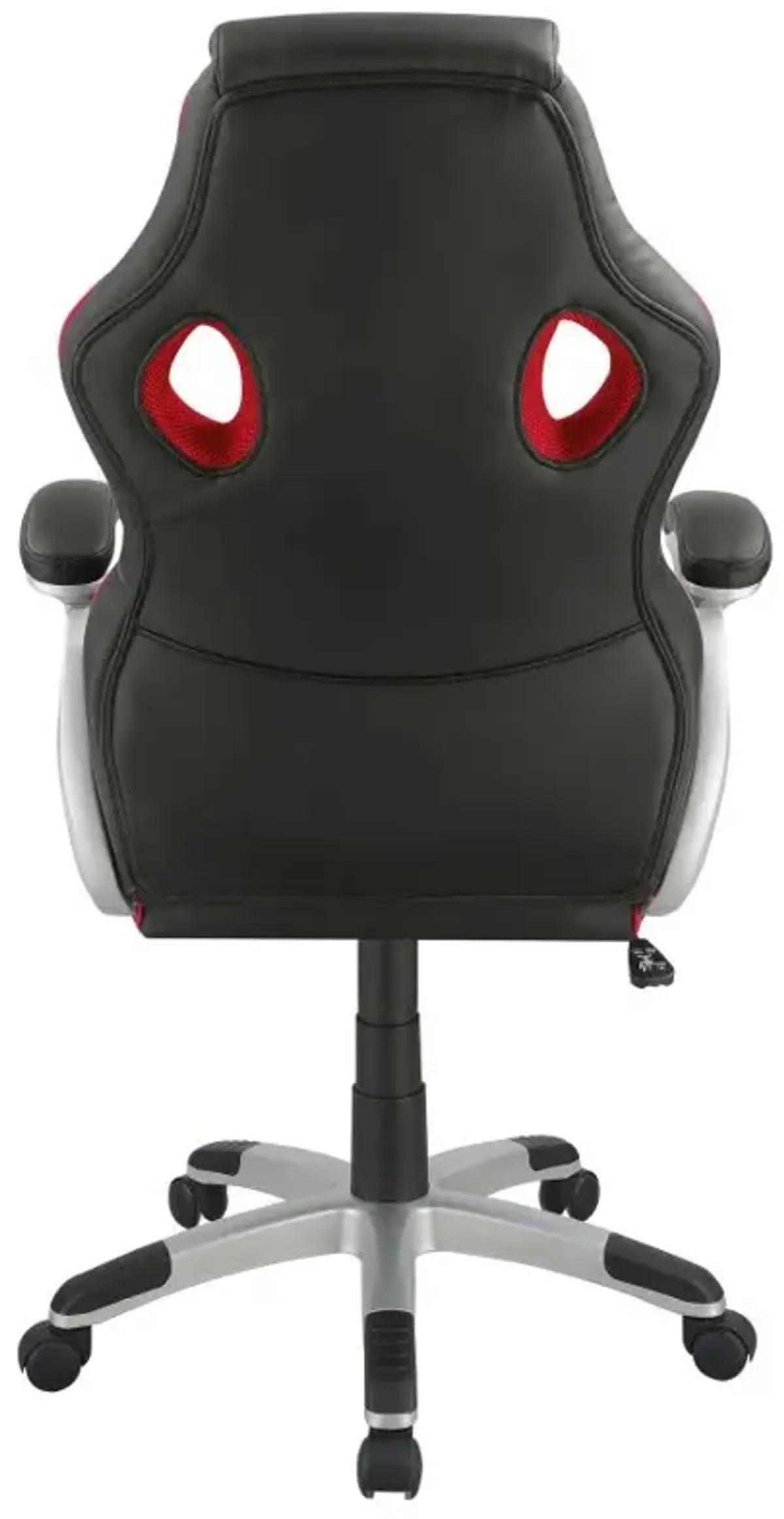 Lucas Upholstered Office Chair Black and Red