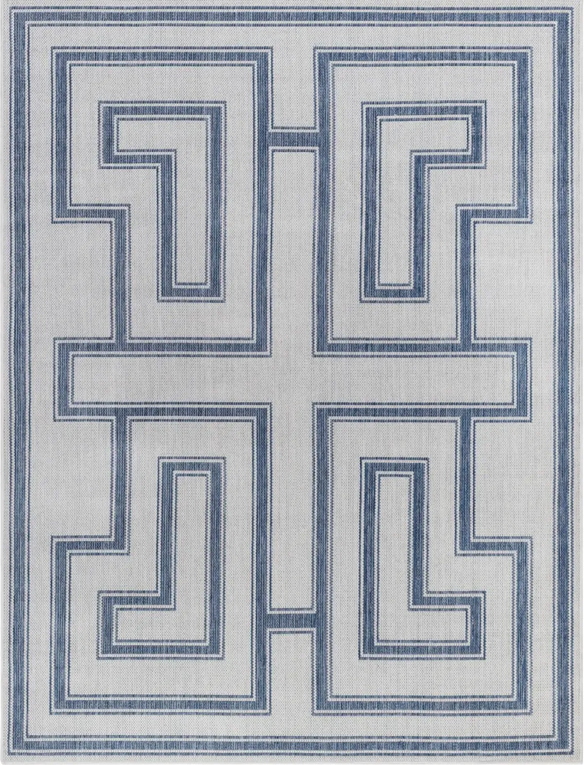 Long Beach LBH-2344 7'10" x 10' Machine Woven Rug