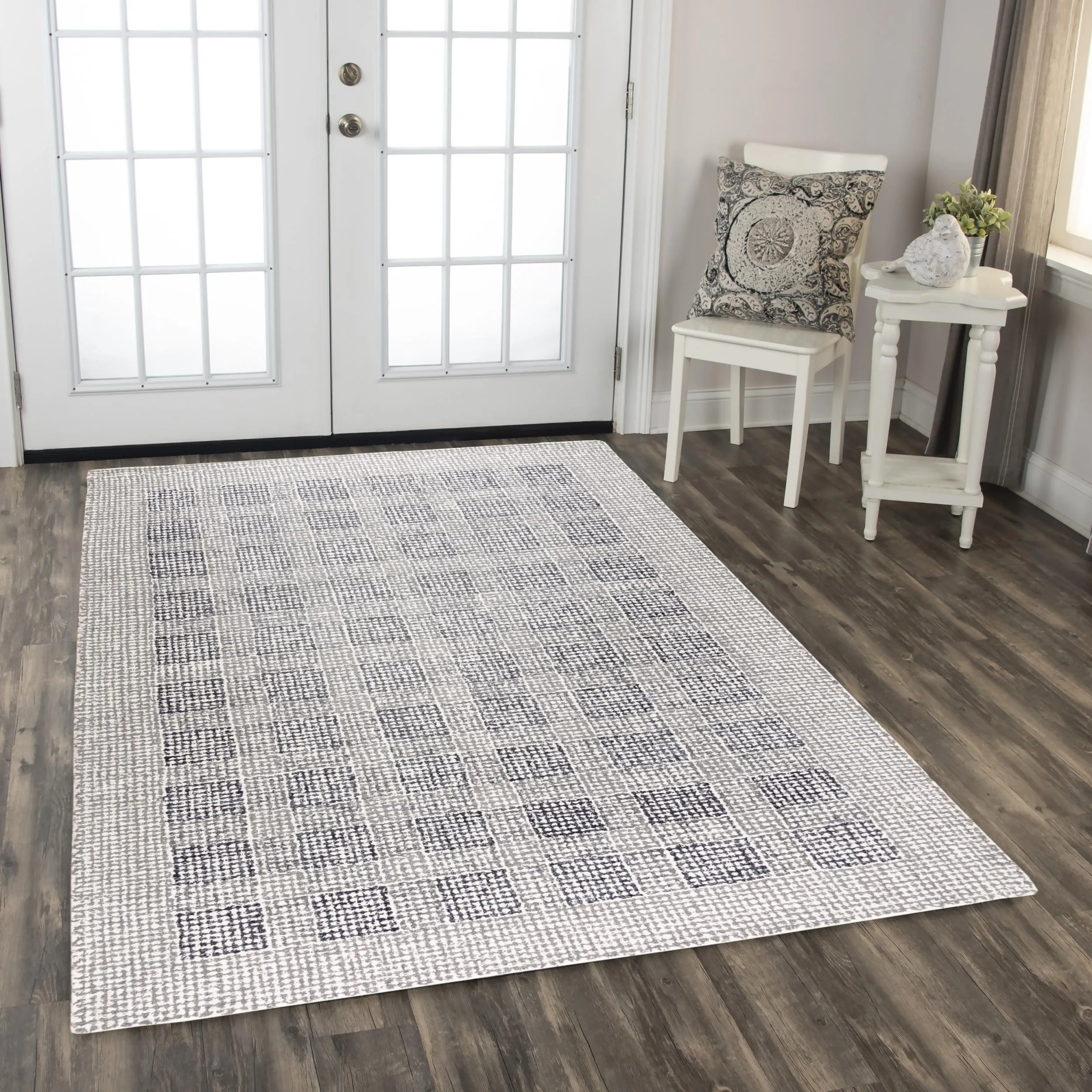 Taylor Charcoal  Wool 5' x 7'6" Rectangle Rug