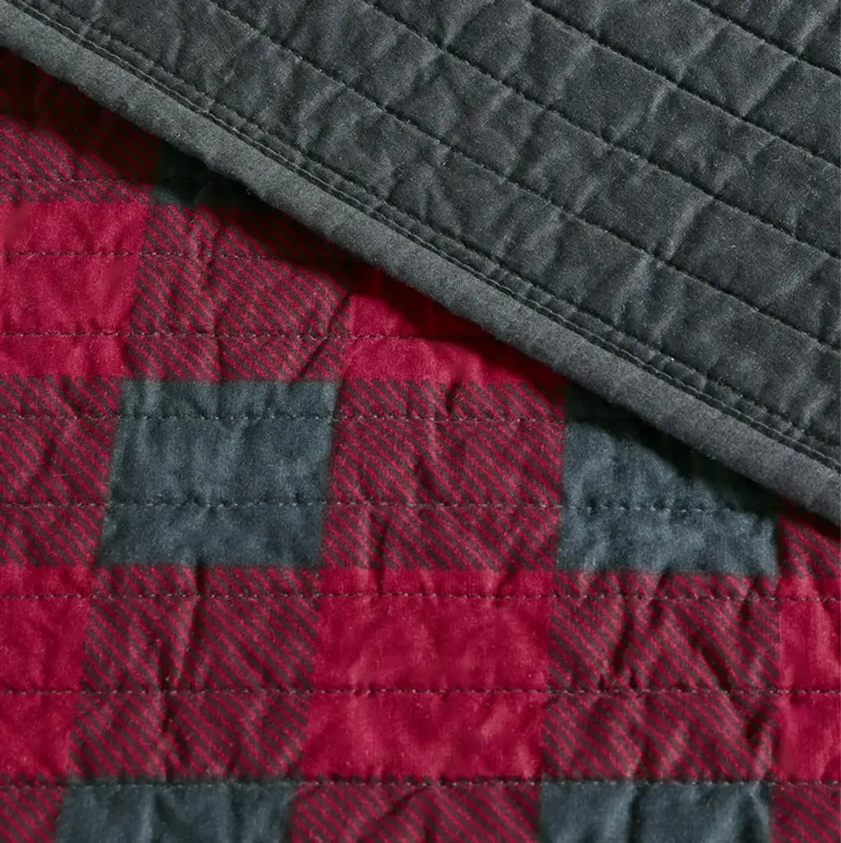 Woolrich Woolrich Check Red Oversized Quilt Mini Set