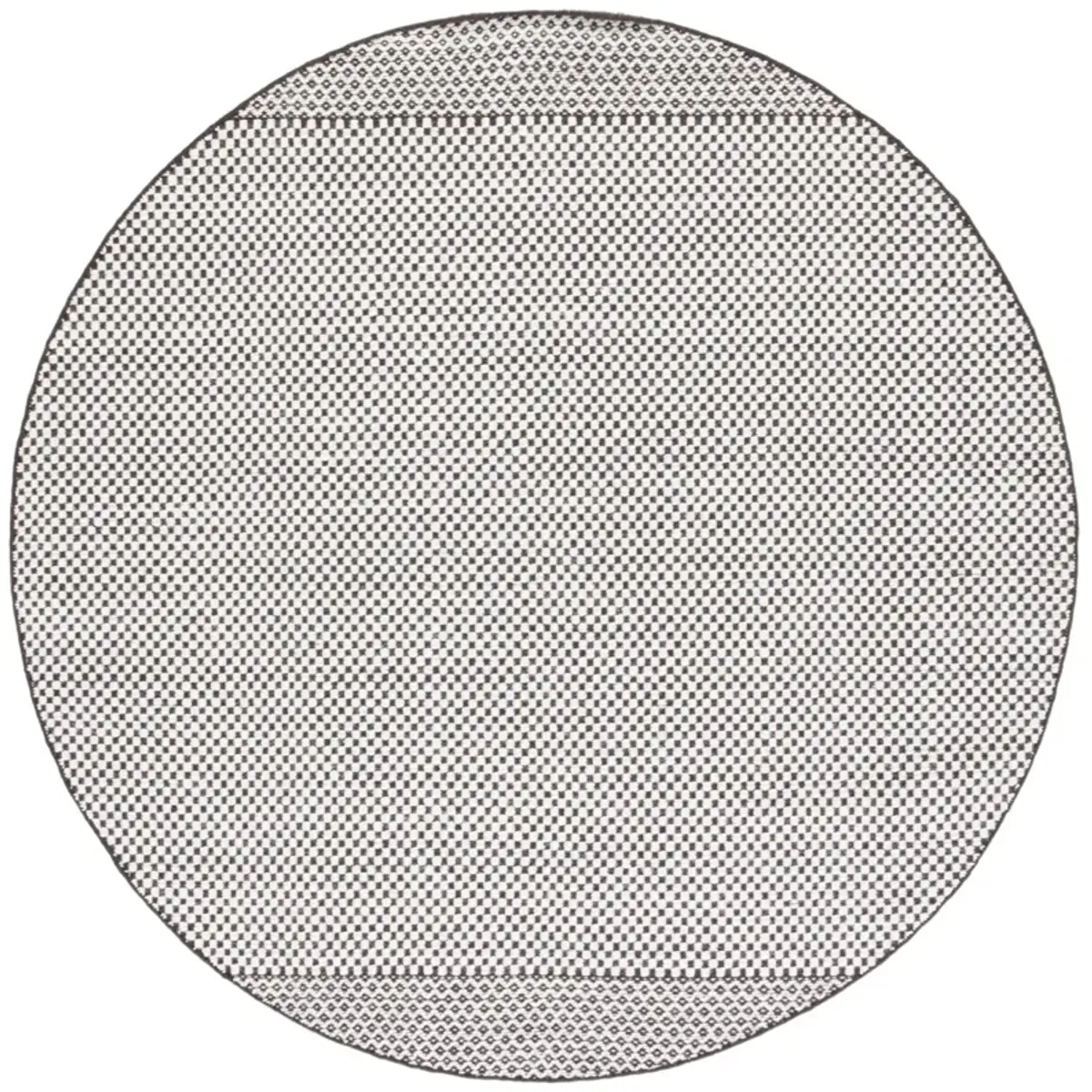 VERMONT 906 BROWN  6' x 6' Round Round Rug