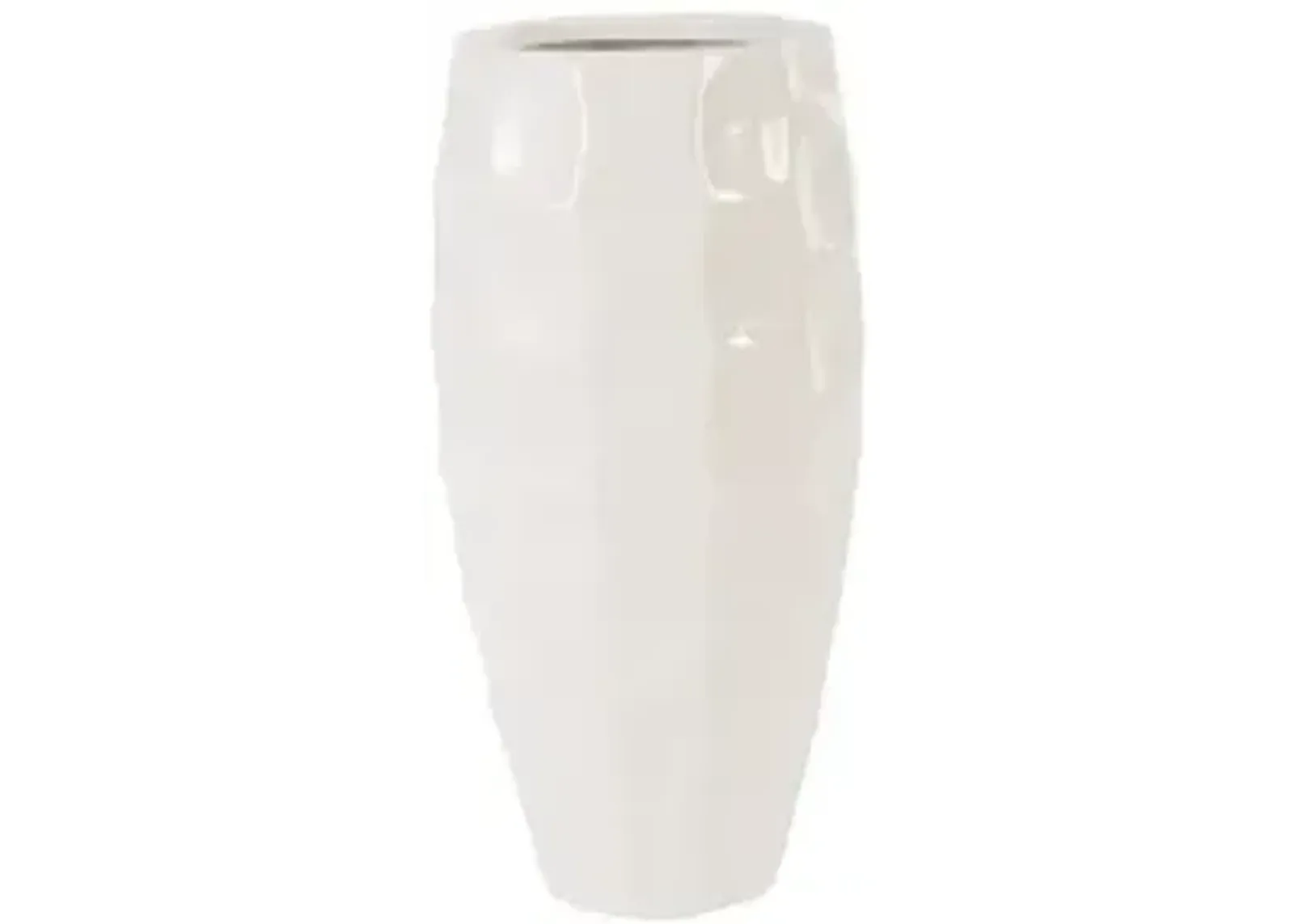 mando planter, gel coat white, sm