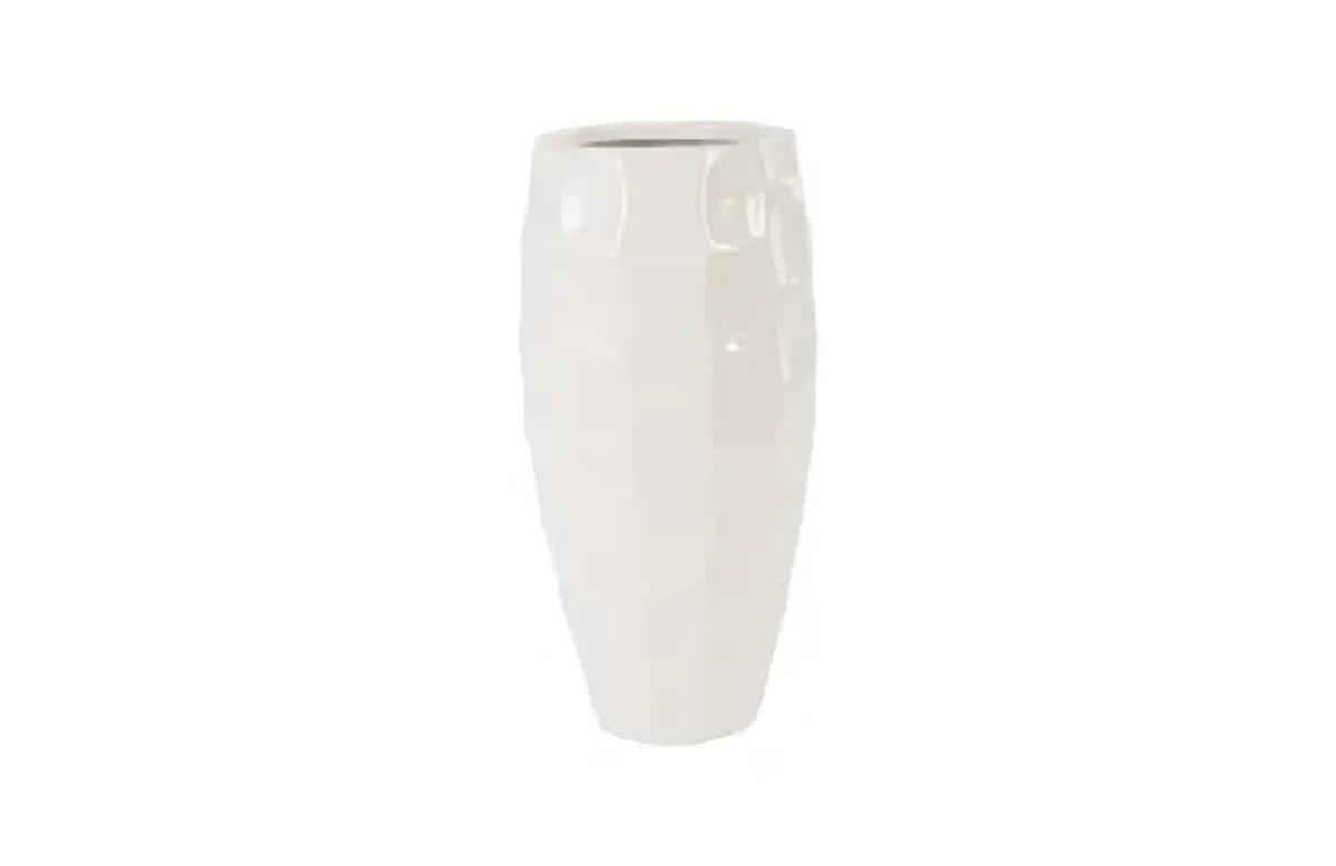 mando planter, gel coat white, sm