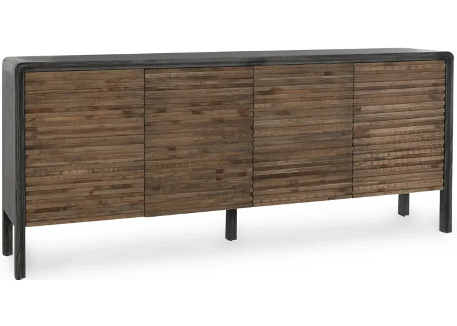 Elodie 4Dr Sideboard Black/Natural