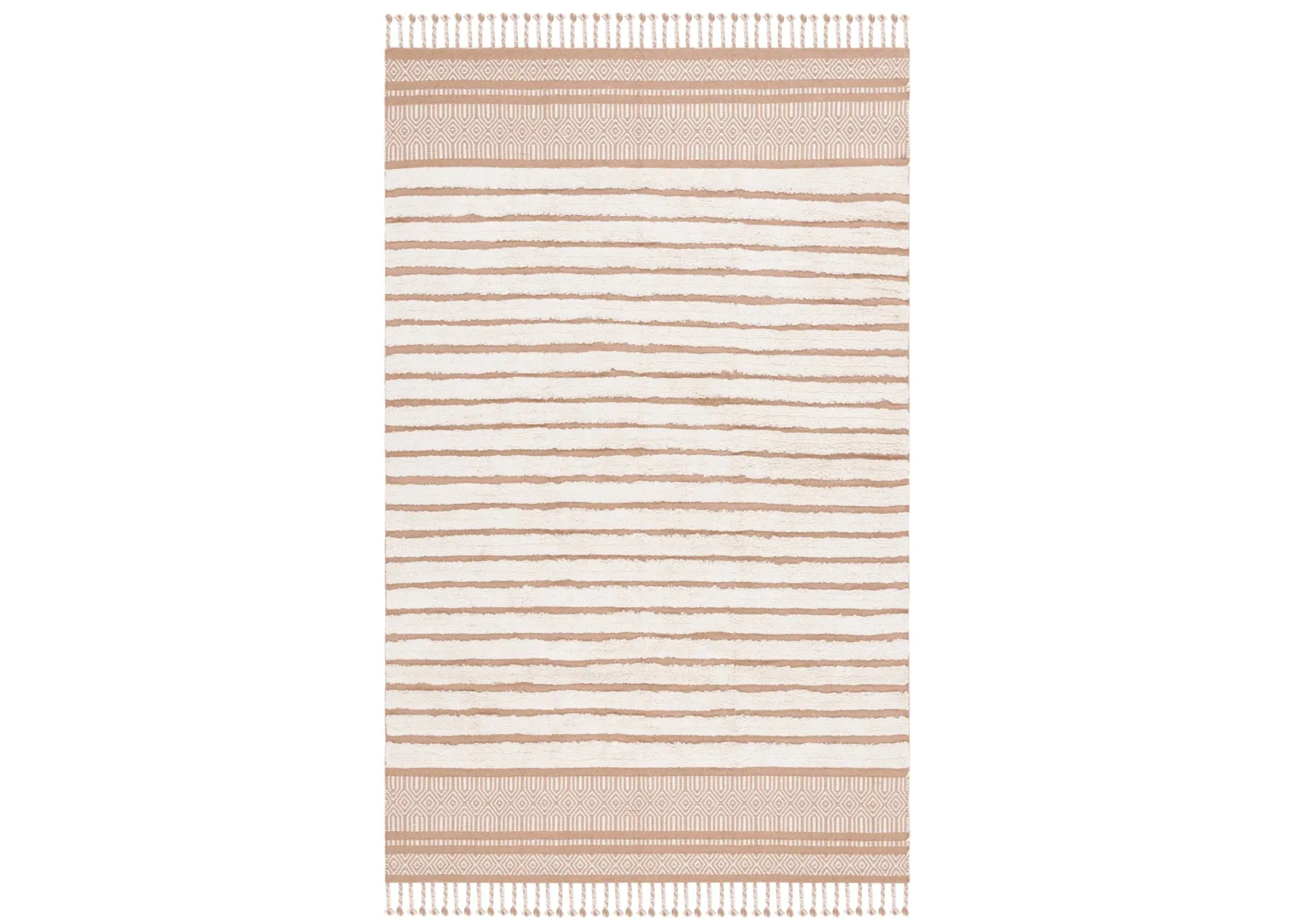 KILIM COLLECTION 401 BEIGE  6' x 9' Medium Rectangle Rug