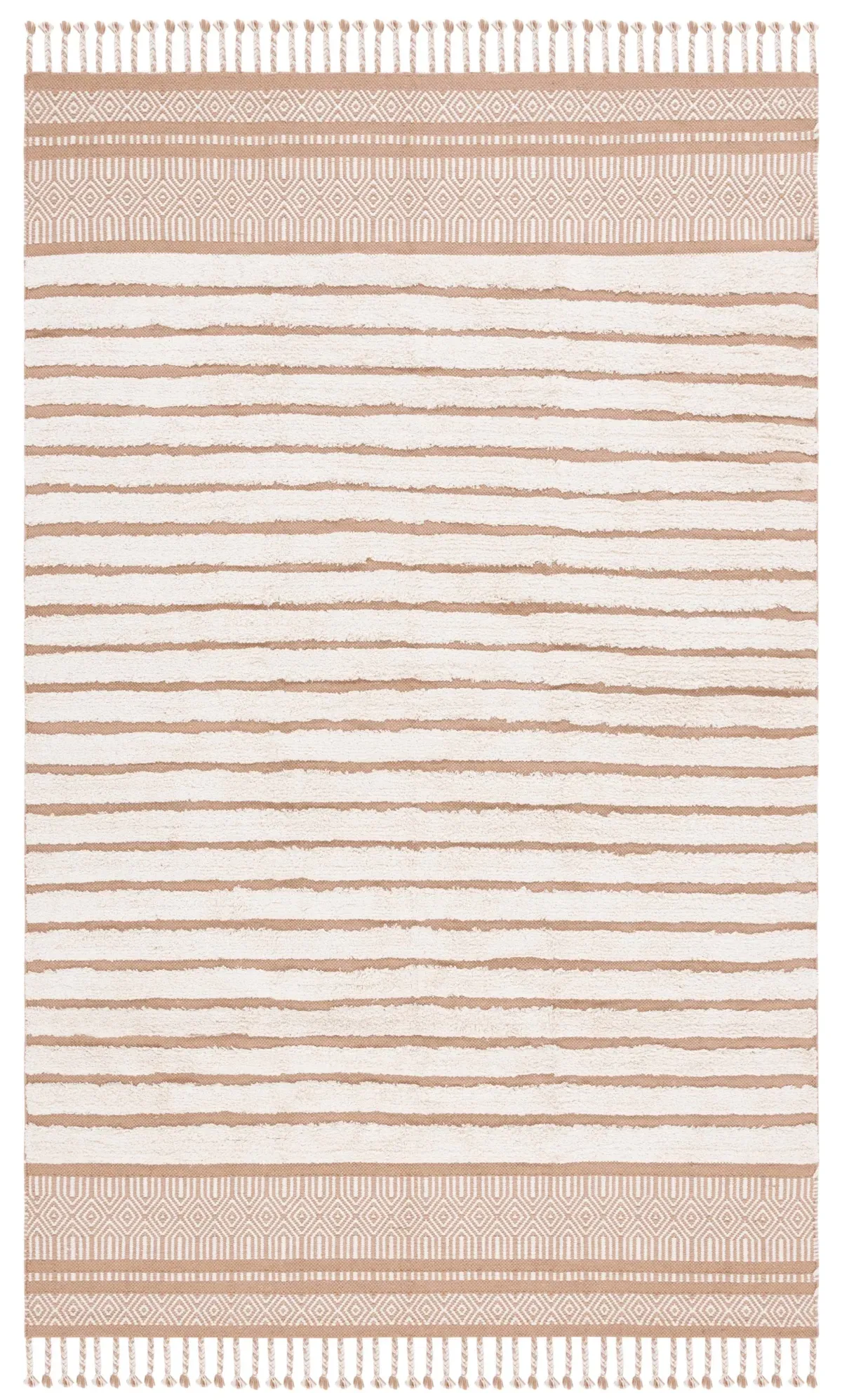 KILIM COLLECTION 401 BEIGE  6' x 9' Medium Rectangle Rug