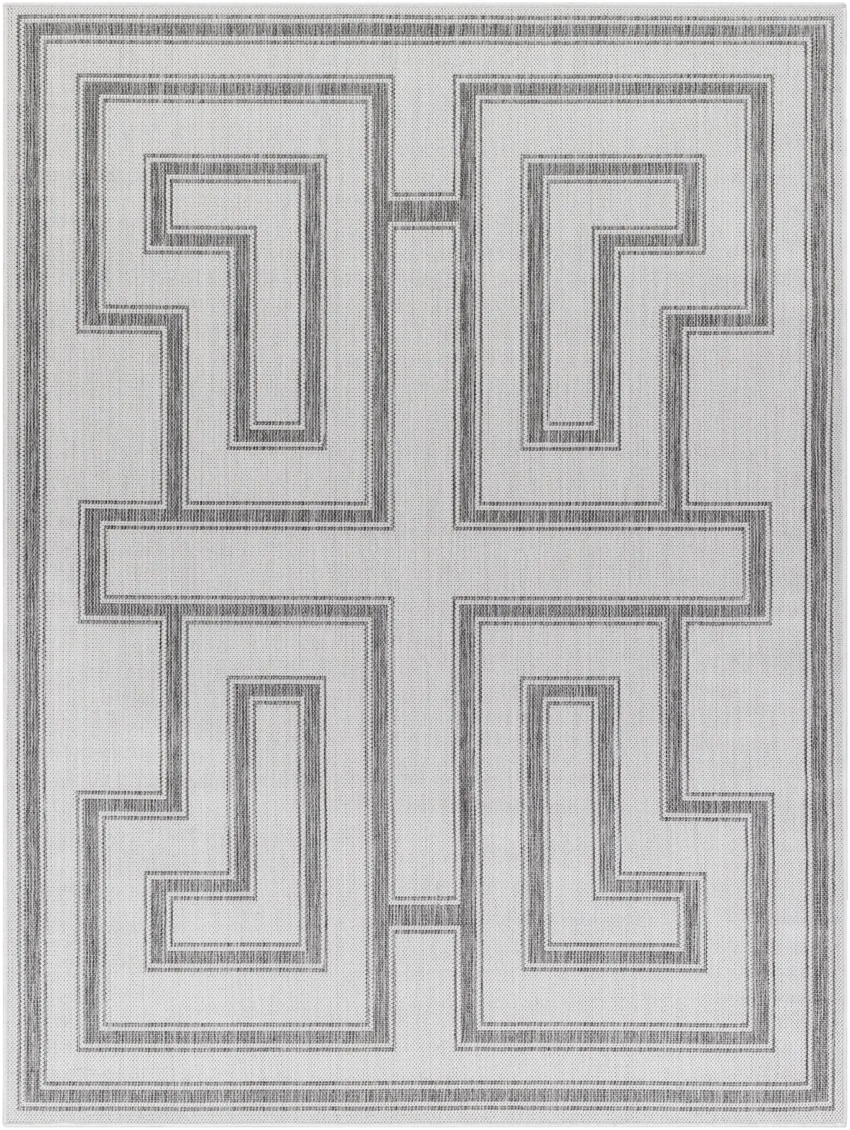 Long Beach LBH-2343 5'3" x 7' Machine Woven Rug