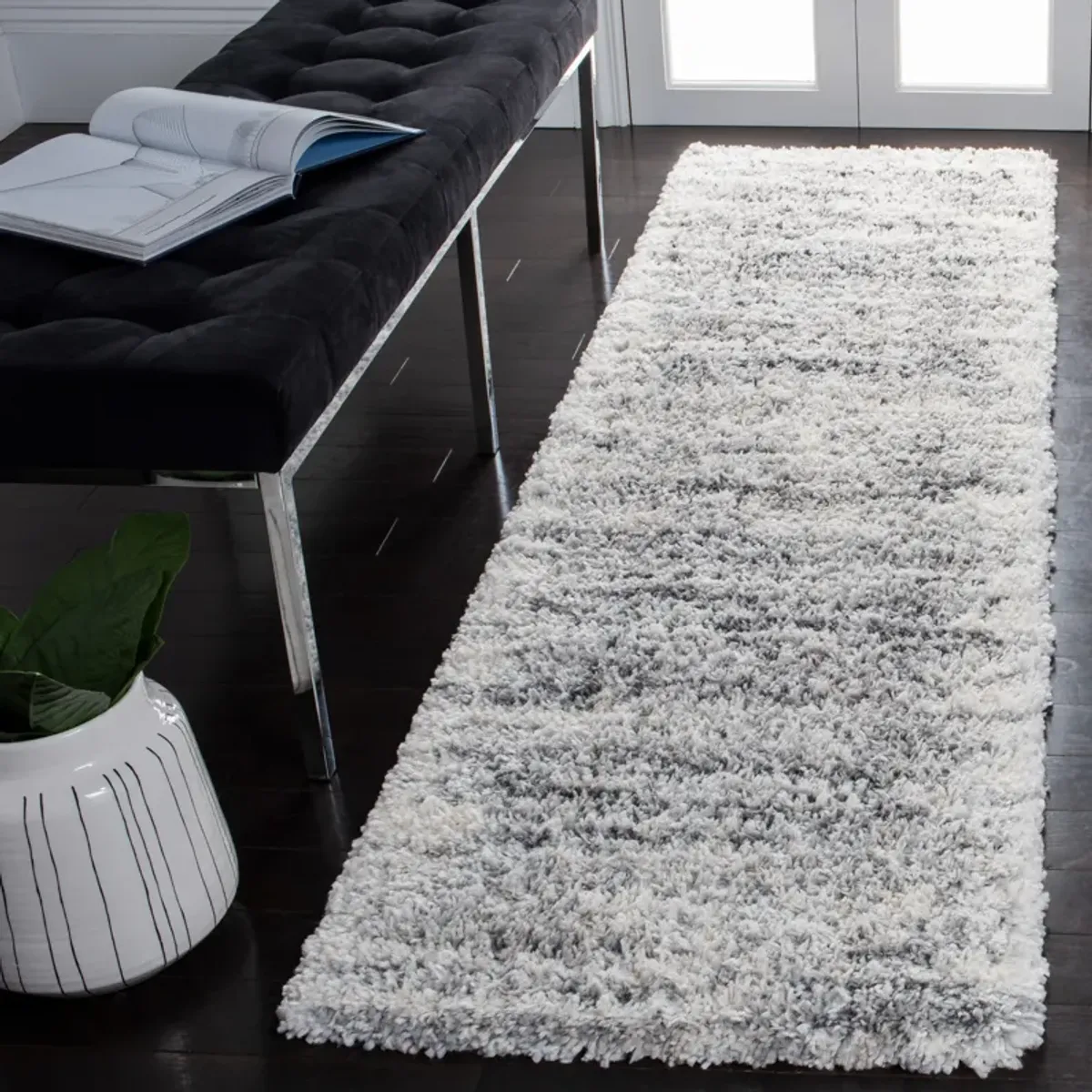 FONTANA SHAG Runner Power Loomed 2'-3" X 14' Rug