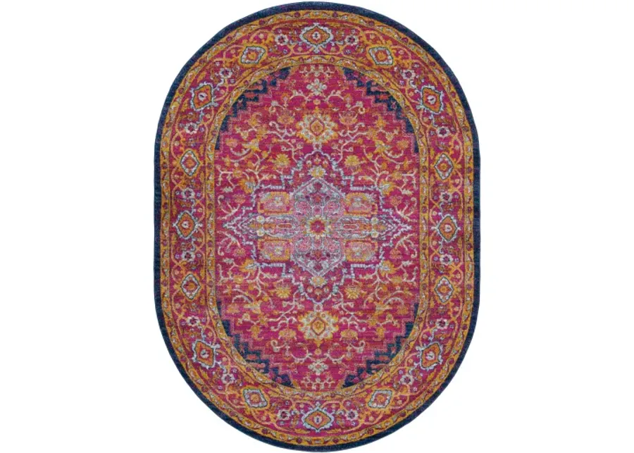 Harput 6'7" x 9' Oval Rug