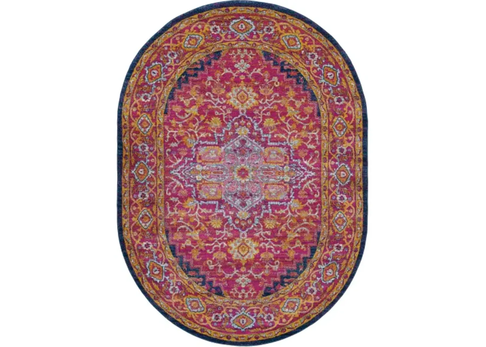 Harput 6'7" x 9' Oval Rug