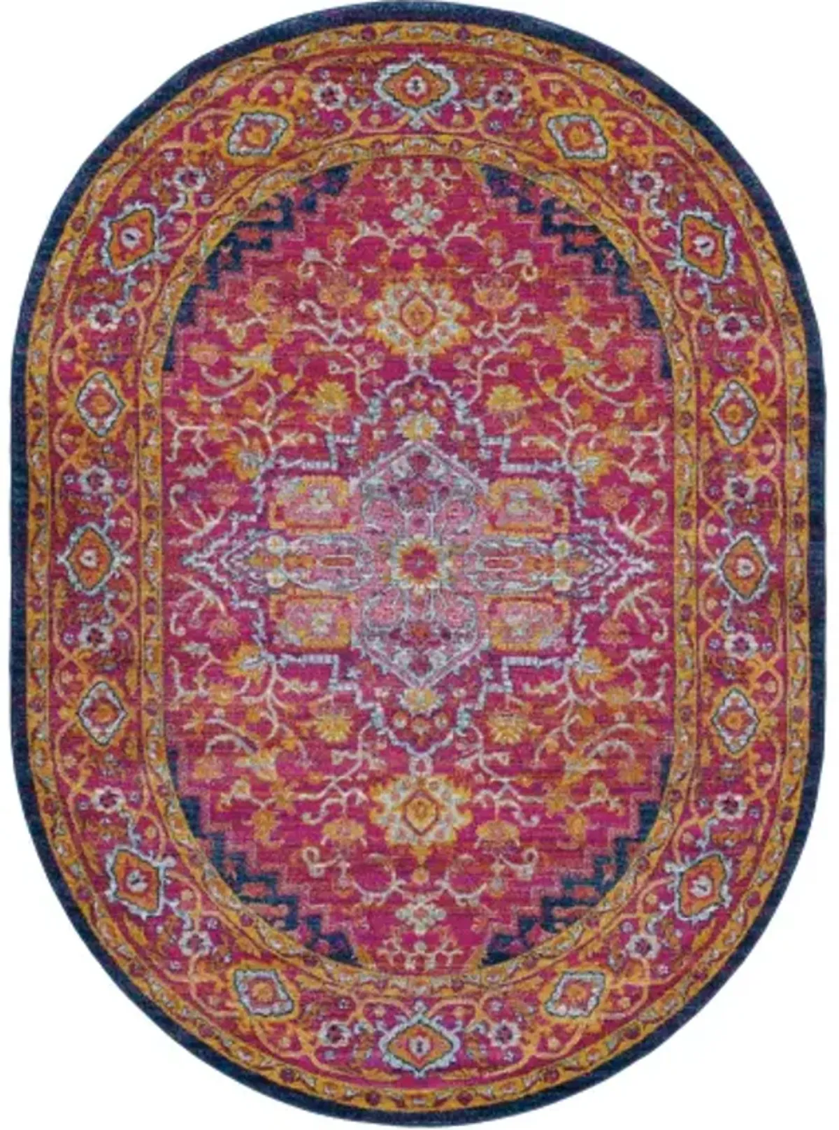 Harput 6'7" x 9' Oval Rug