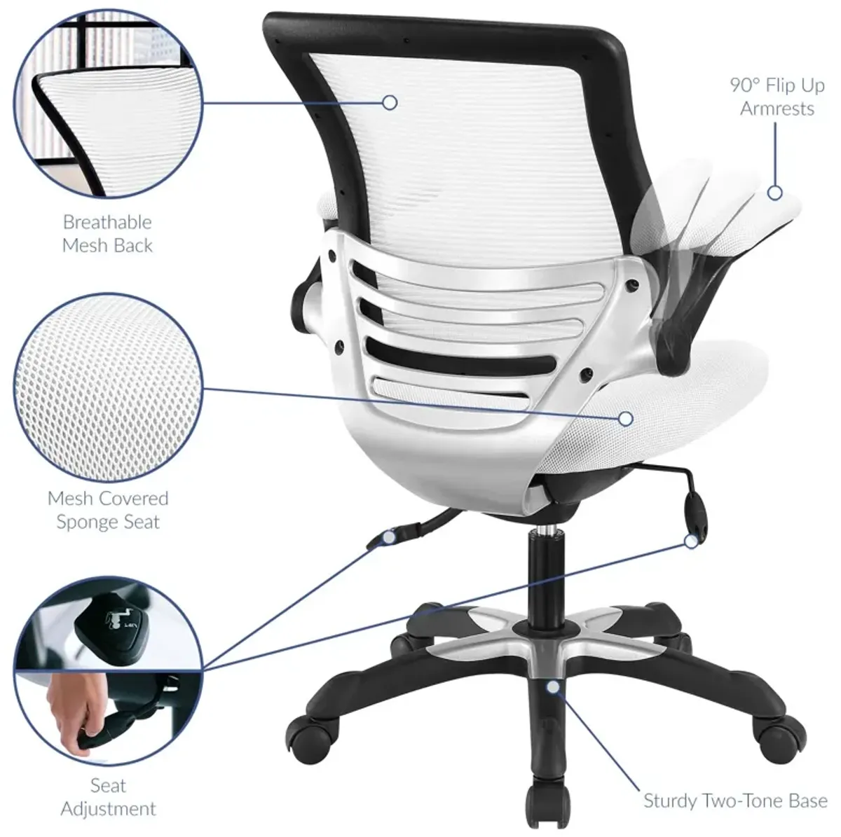 Edge Mesh Office Chair