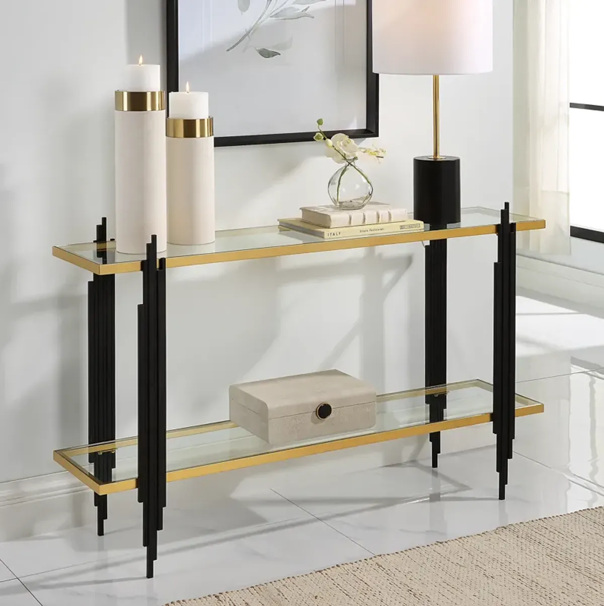 Empire Cityscape Console Table