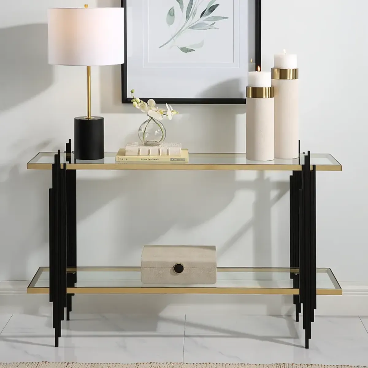 Empire Cityscape Console Table