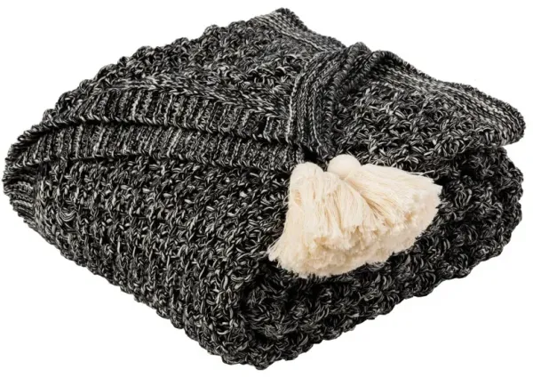 Pennie Knit Tassel Throw
