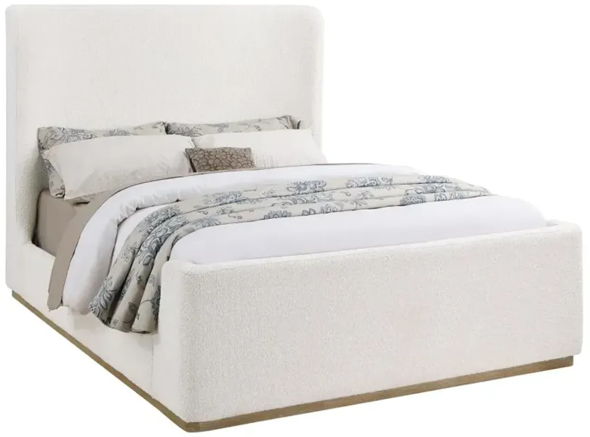 Nala Upholstered Wingback Platform Bed