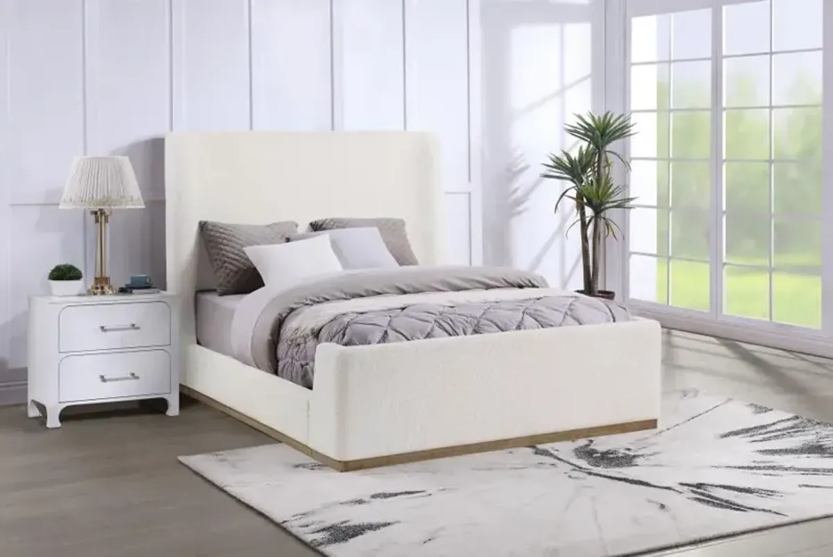 Nala Upholstered Wingback Platform Bed