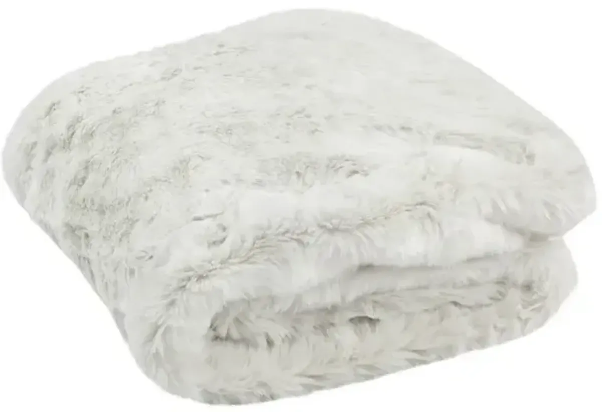 Faux Chinchilla Throw