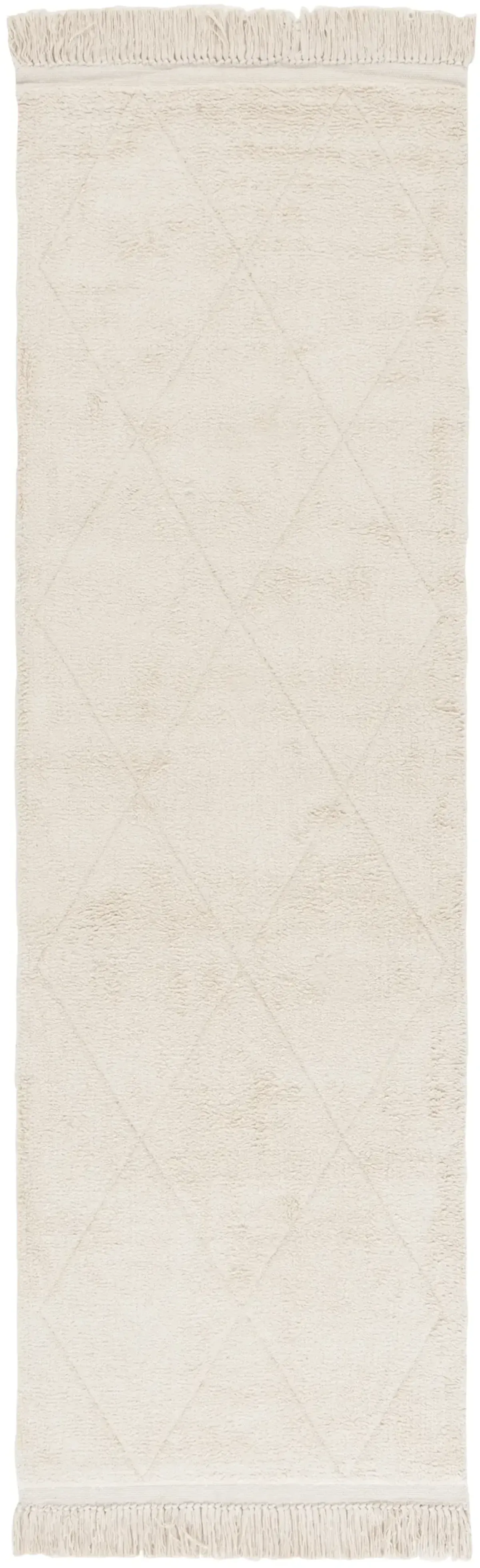 EASY CARE 213 IVORY 2'-3' x 8' Runner Rug