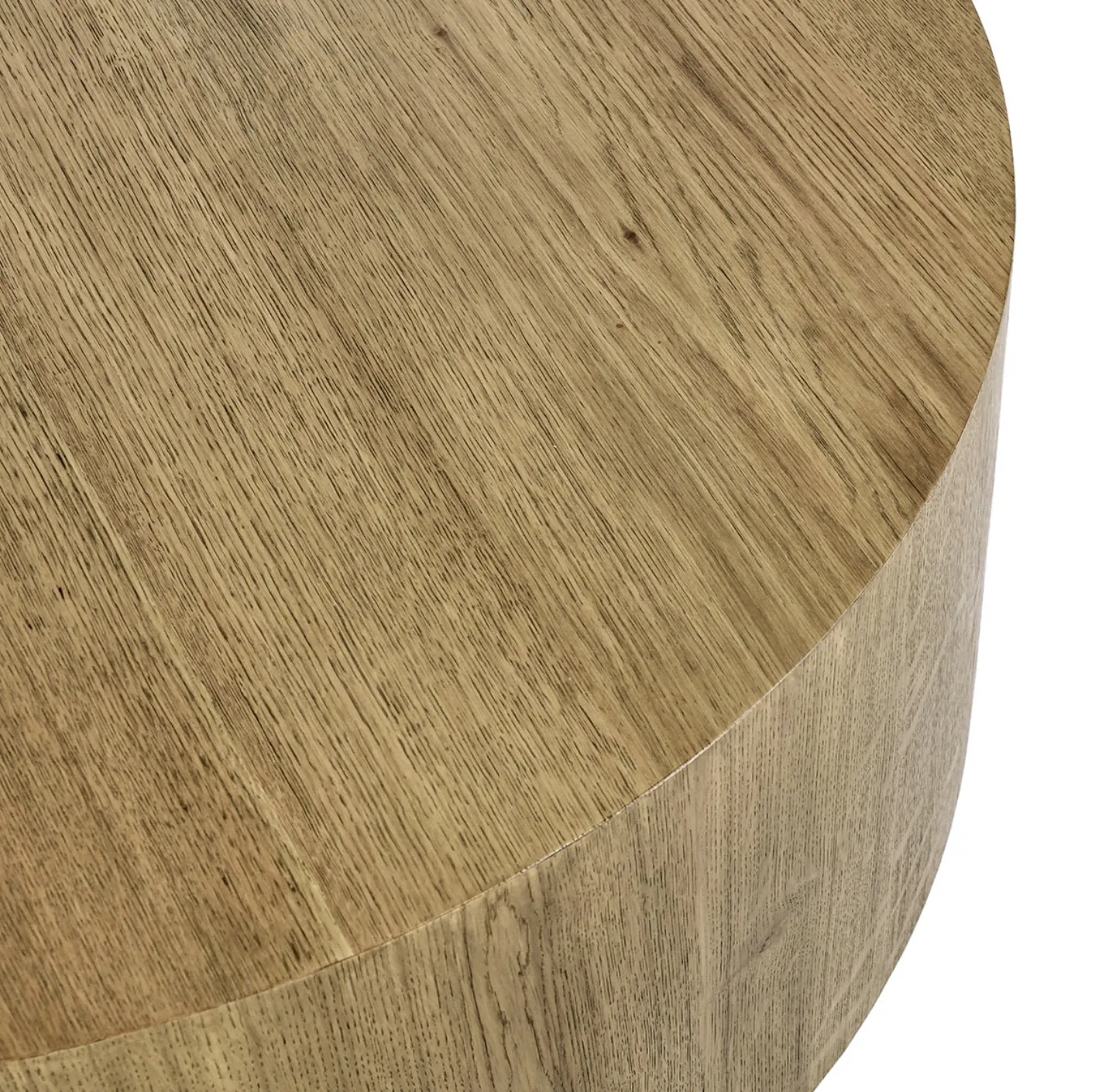 Layne 42" Round Coffee Table in Light Brown