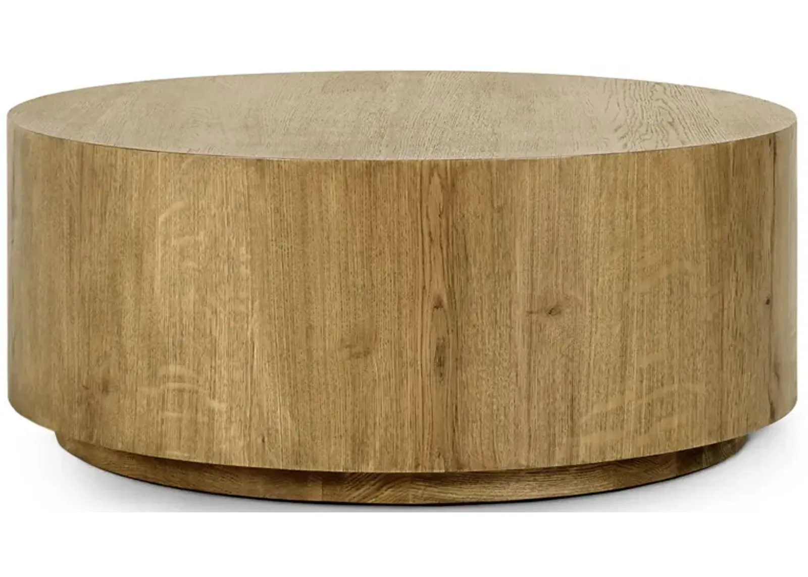 Layne 42" Round Coffee Table in Light Brown