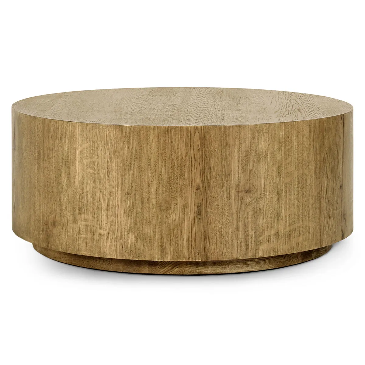 Layne 42" Round Coffee Table in Light Brown