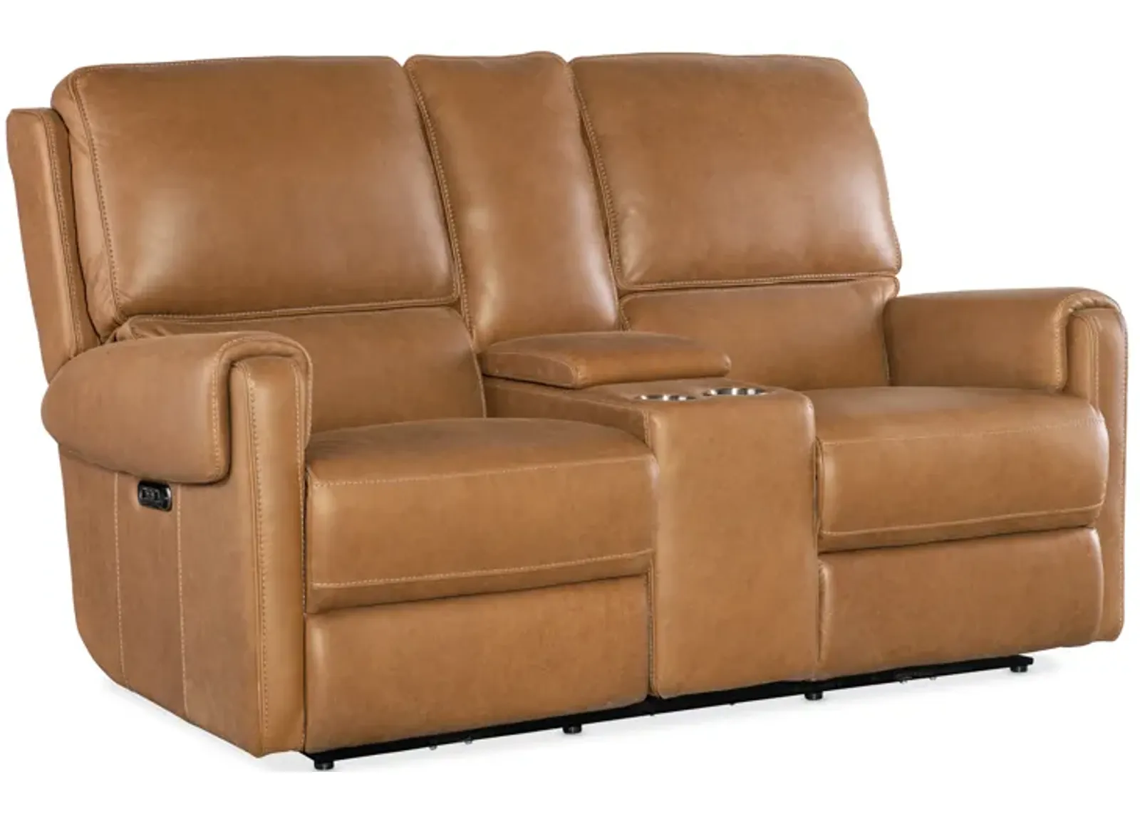 Somers Power Console Loveseat w/Power Headrest