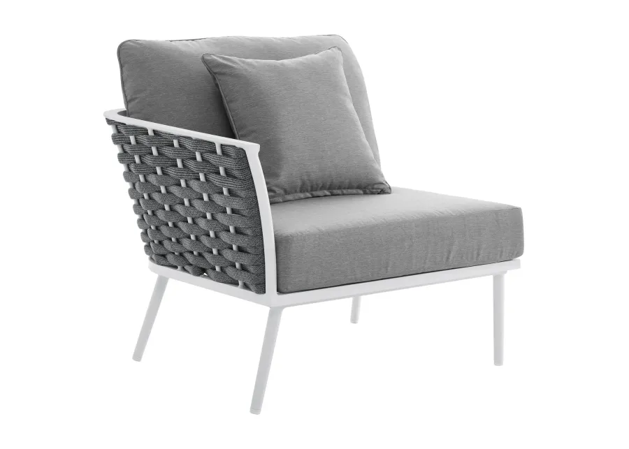 Stance Outdoor Patio Aluminum Left-Facing Armchair