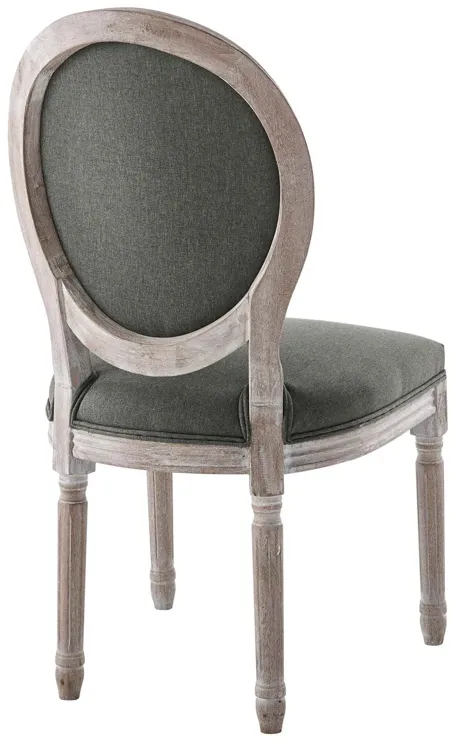 Emanate Vintage French Upholstered Fabric Dining Side Chair