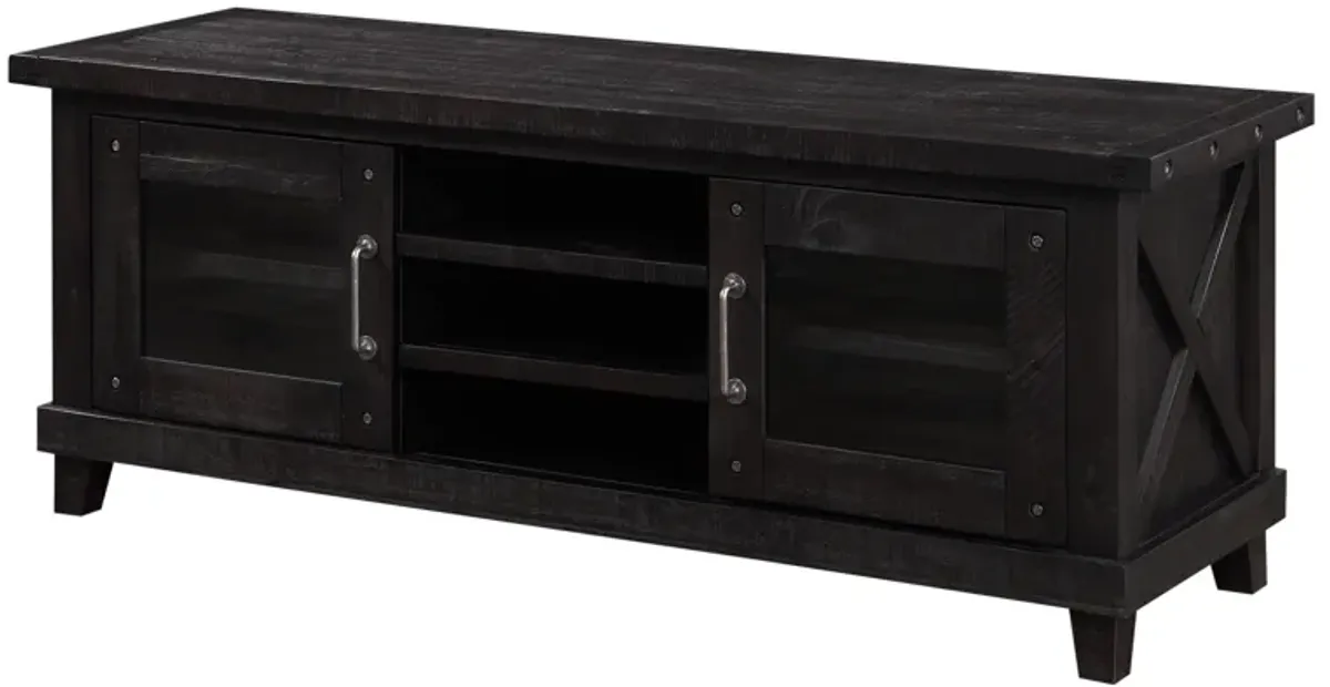 Yosemite Solid Wood Media Console in Cafe