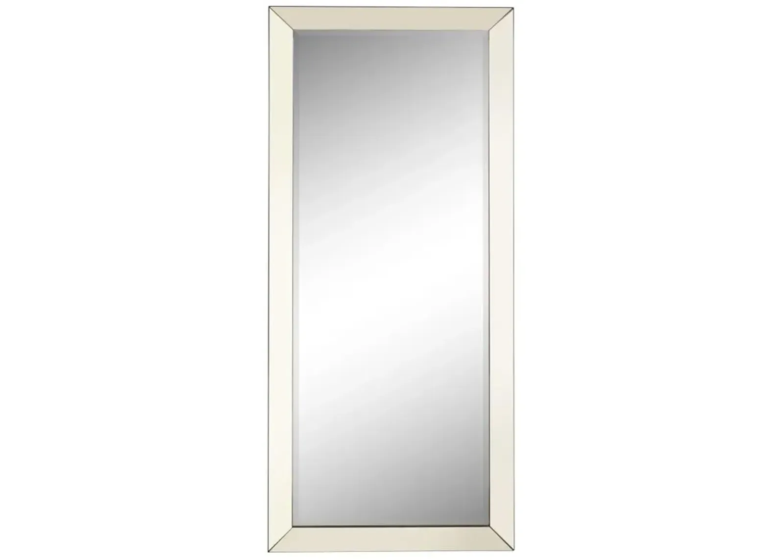 Cadamstown Rectangular Floor Mirror Silver