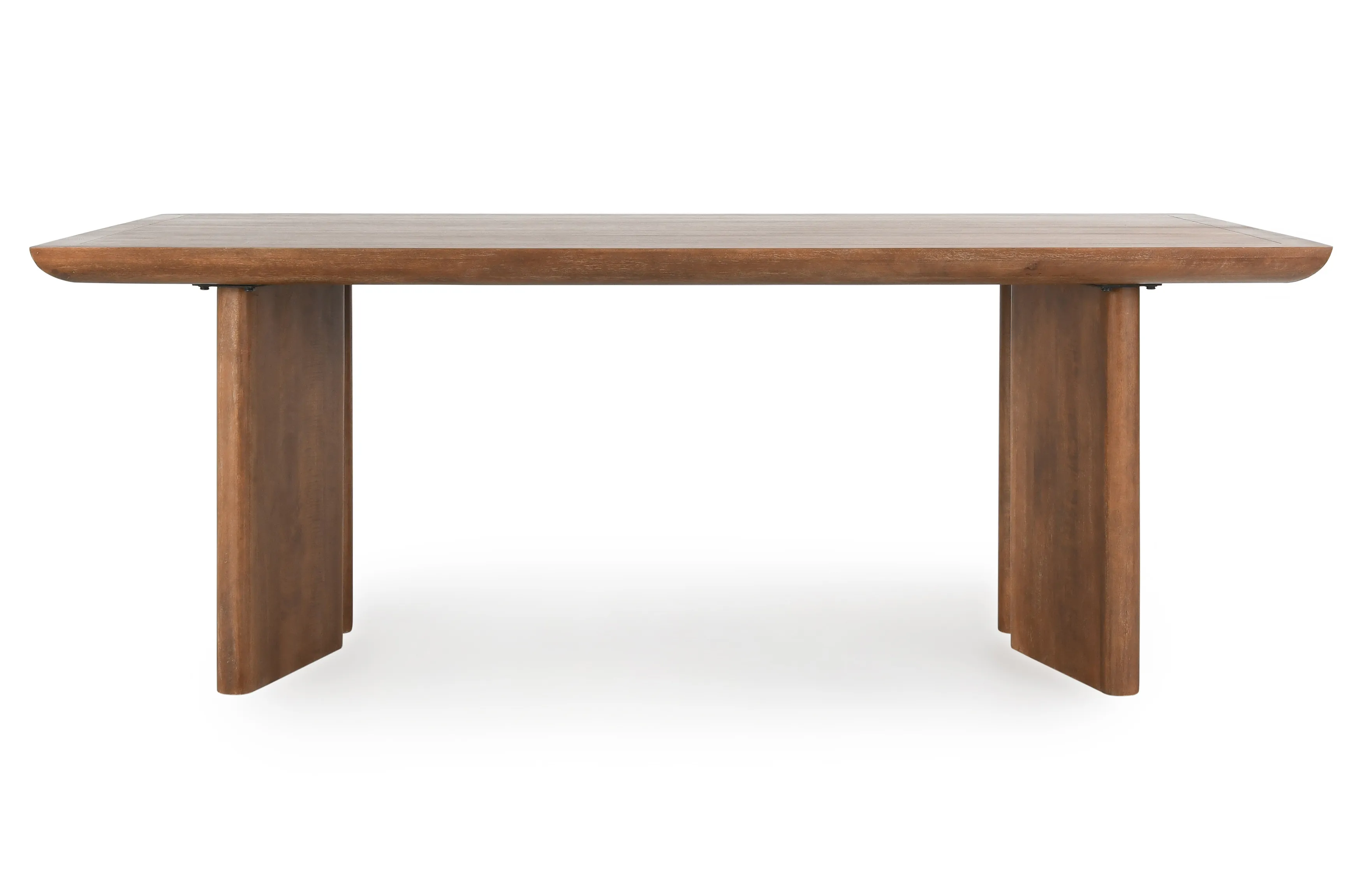 Selena 84" Mango Wood Dining Table in  Umber 