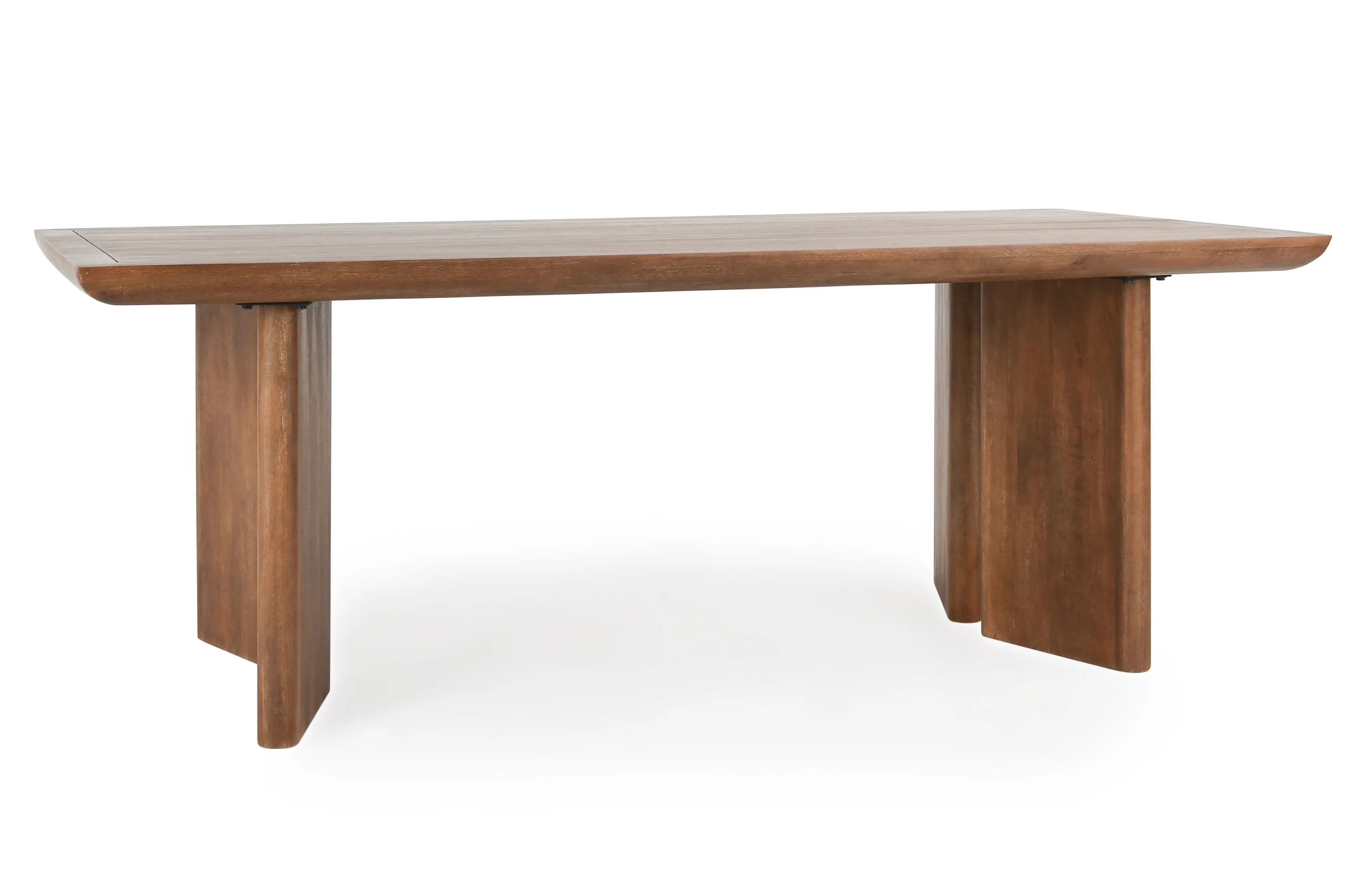 Selena 84" Mango Wood Dining Table in  Umber 